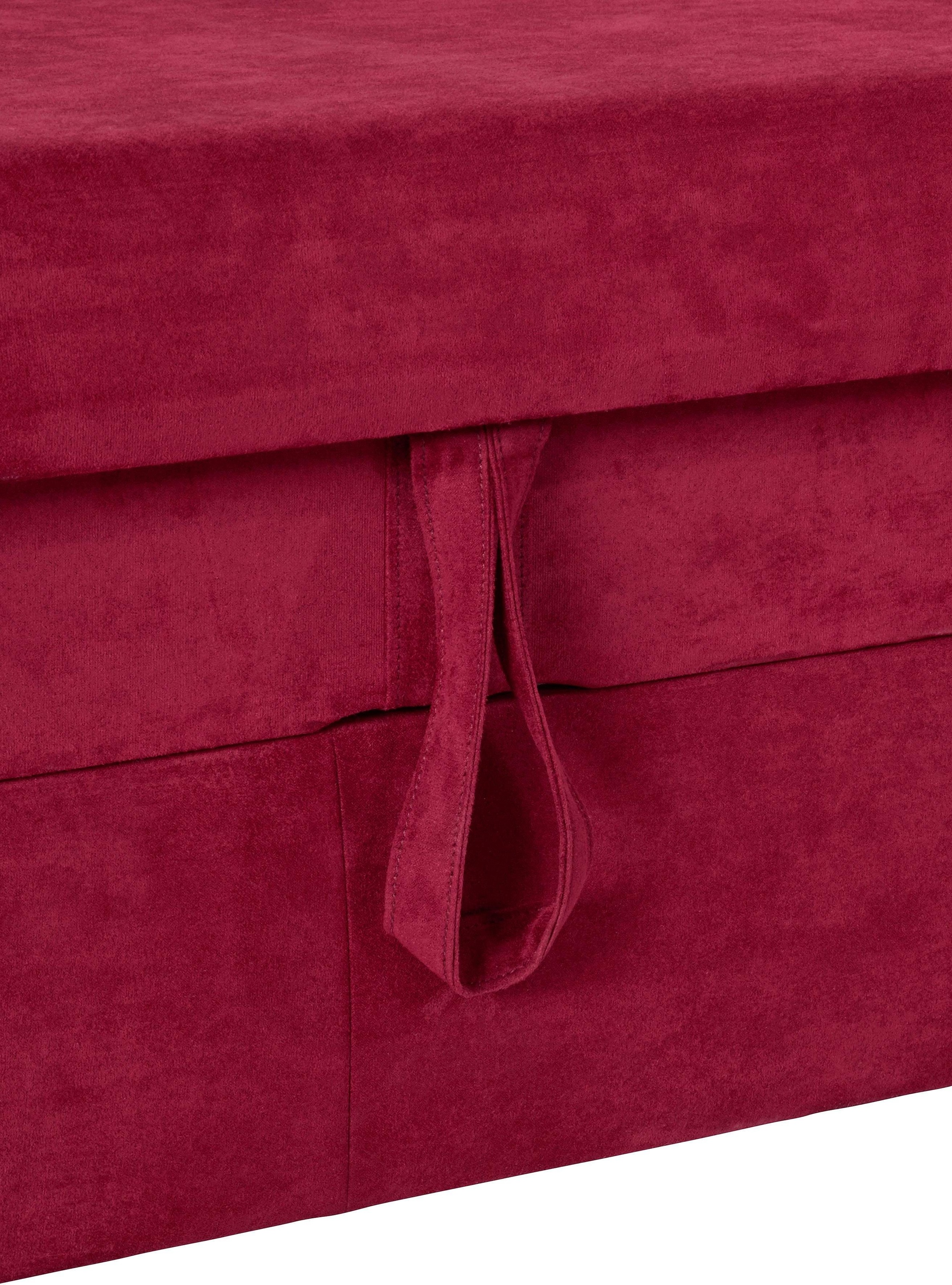 Places of Style Ecksofa »Cardoso L-Form«, mit Trapezecke für mehr Sitzkomfort, wahlweise auch mit Bettfunktion