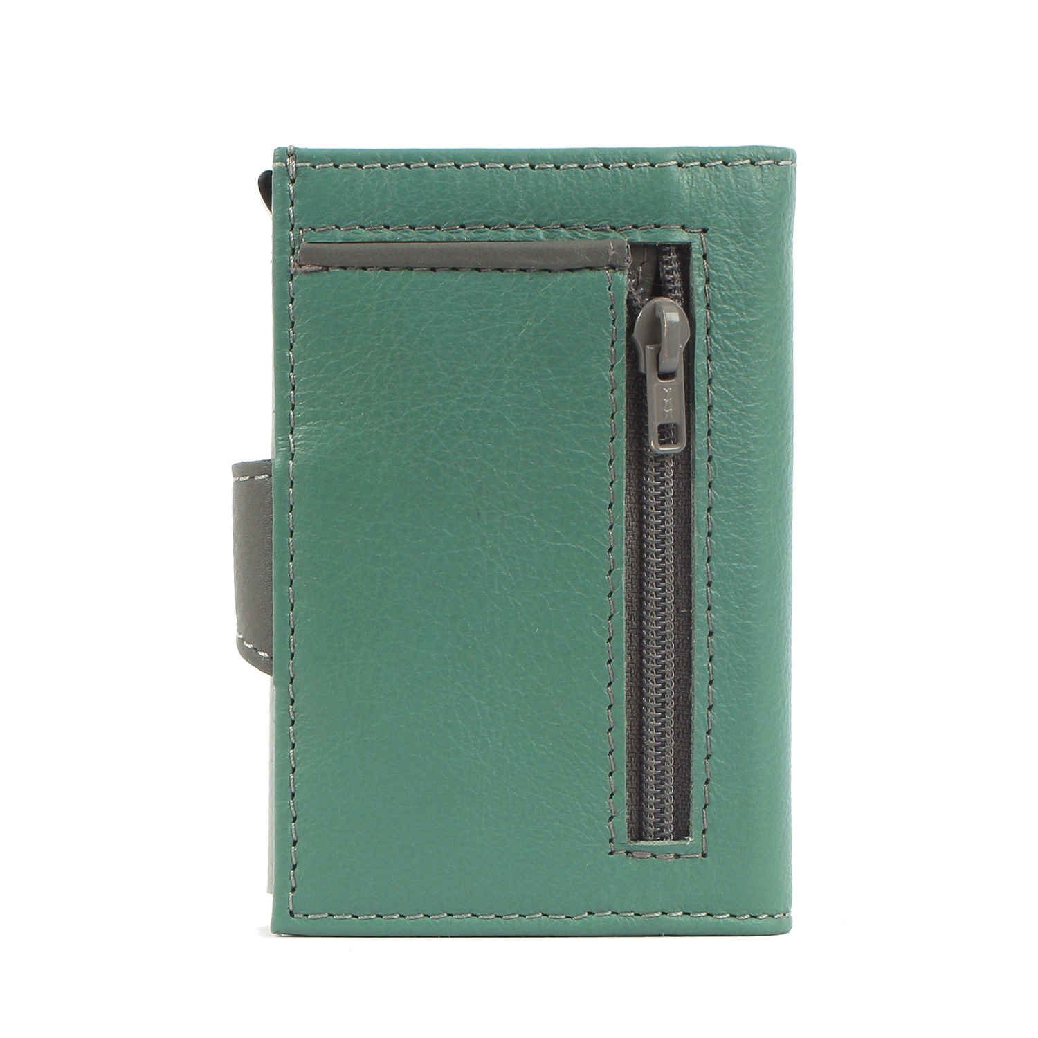 Margelisch Mini Geldbörse »noonyu single leather«, Kreditkartenbörse aus Upcycling Leder