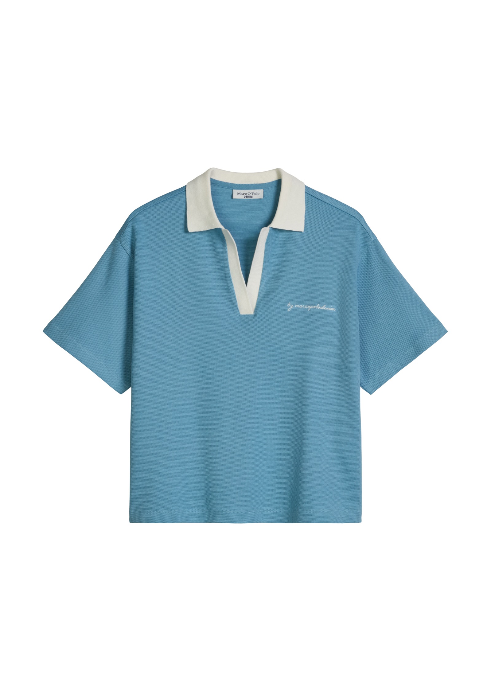 Marc O'Polo DENIM Poloshirt »aus reiner Bio-Baumwolle«