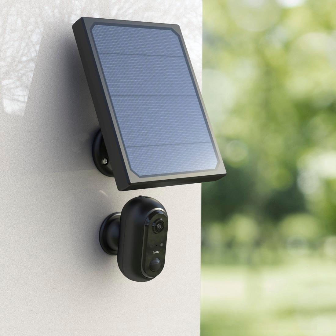 Hama Smart Home Kamera »WLAN Kamera Outdoor (App, Solar, Nachtsicht, Bewegungsmelder, Live)«, Innenbereich-Außenbereich