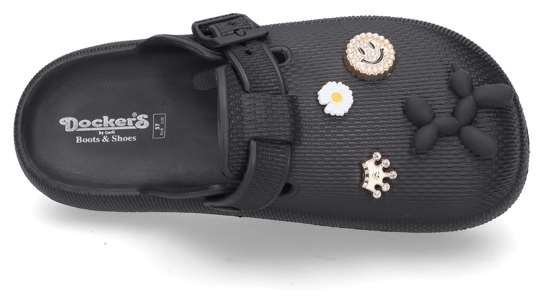 Dockers by Gerli Clog, Badeschuhe, Sommerschuh mit Verzierungen