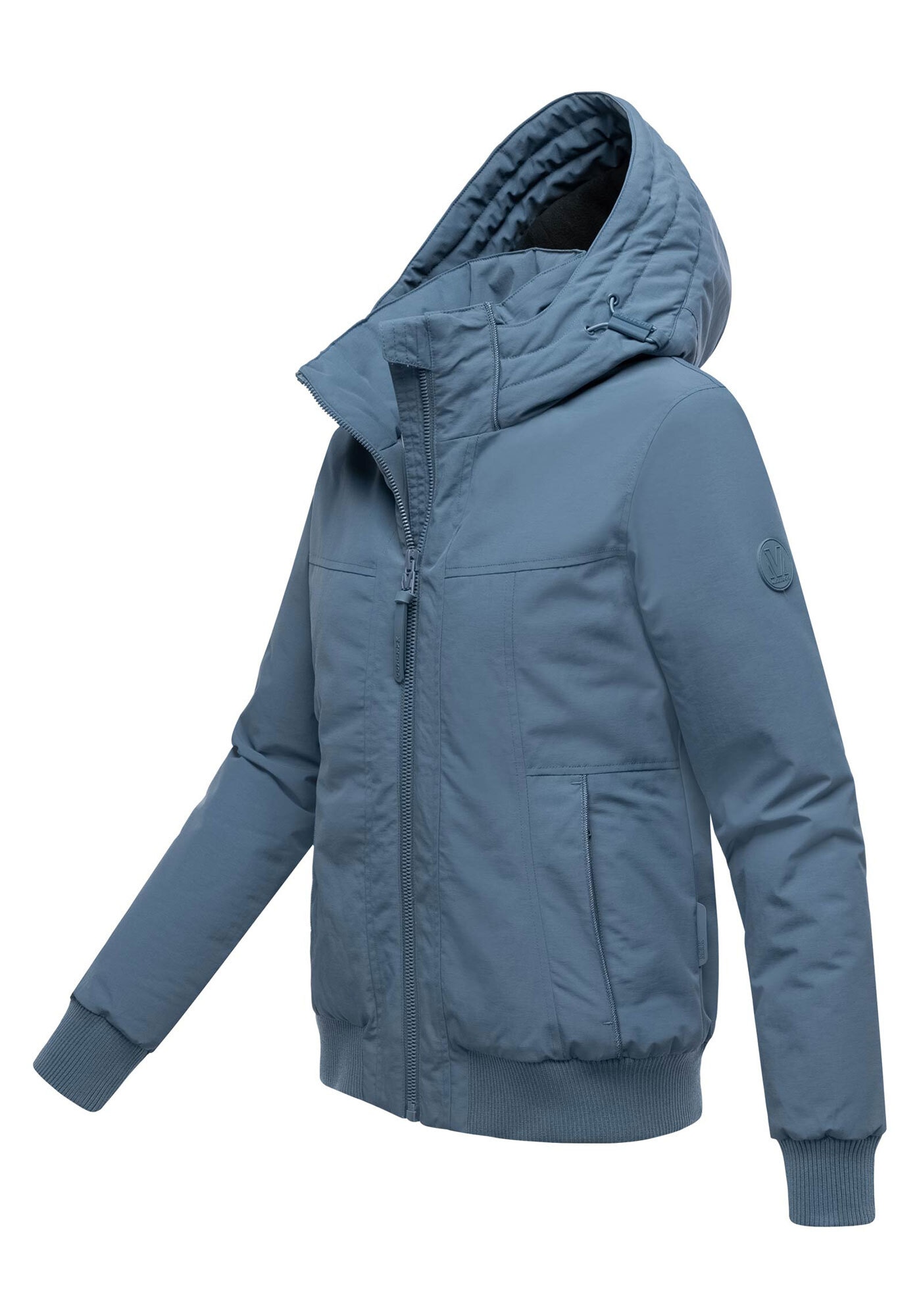 Marikoo Winterjacke »Mooni 16«, Gefütterte Winterjacke mit Kapuze und Kordelzug