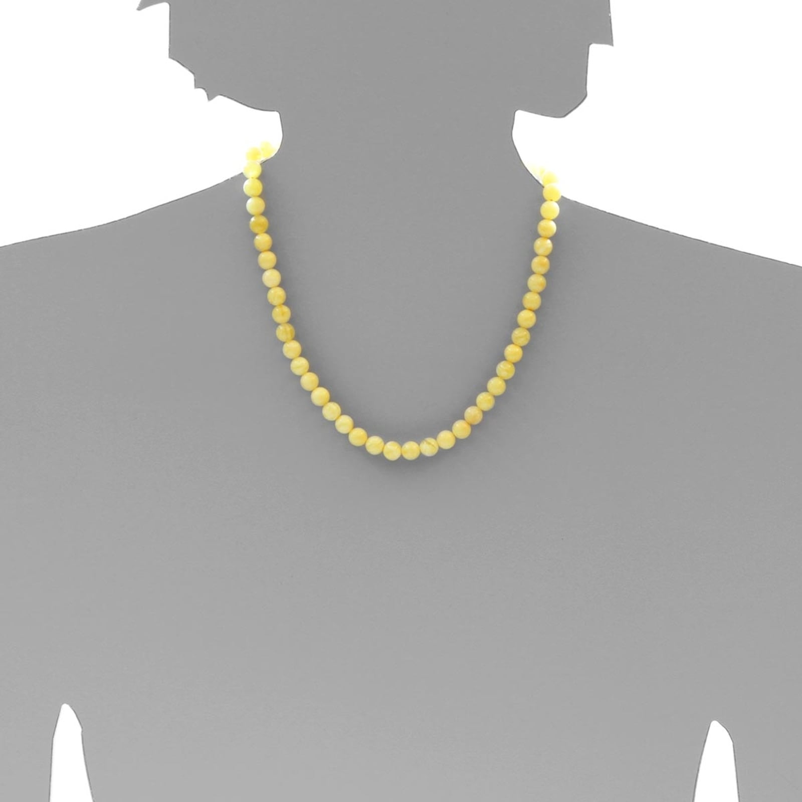OSTSEE-SCHMUCK Gliederkette »Ostsee-Schmuck Kette Kugel 8 mm Kette Kugel 8 mm«, (1 tlg.)
