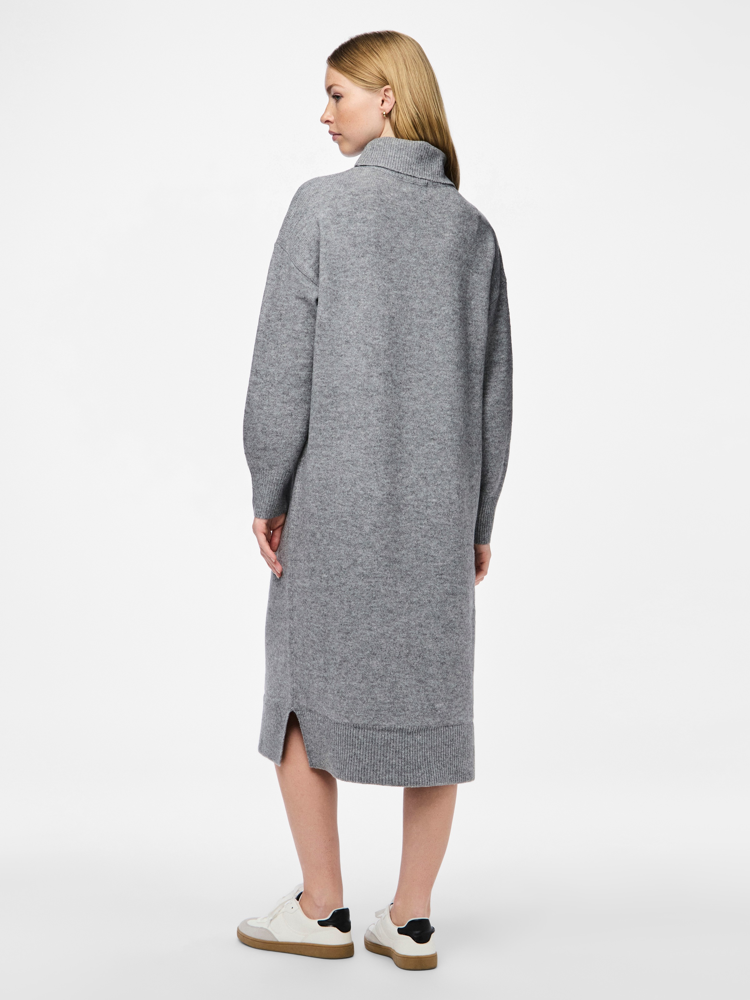 pieces Strickkleid "PCMALOU LS ROLLNECK KNIT DRESS NOOS BC" günstig online kaufen