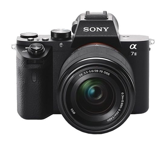 Sony Systemkamera »Alpha 7 II«, SEL-2870, 24,3 MP, WLAN (Wi-Fi)-NFC, Spiegellose Vollformat-Kamera