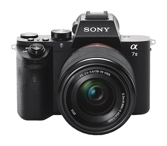 Sony Systemkamera »A7 II«, SEL-2870, 24,3 MP, WLAN (Wi-Fi)-NFC,  Gesichtserkennung, HDR-Aufnahme, Makroaufnahme | BAUR