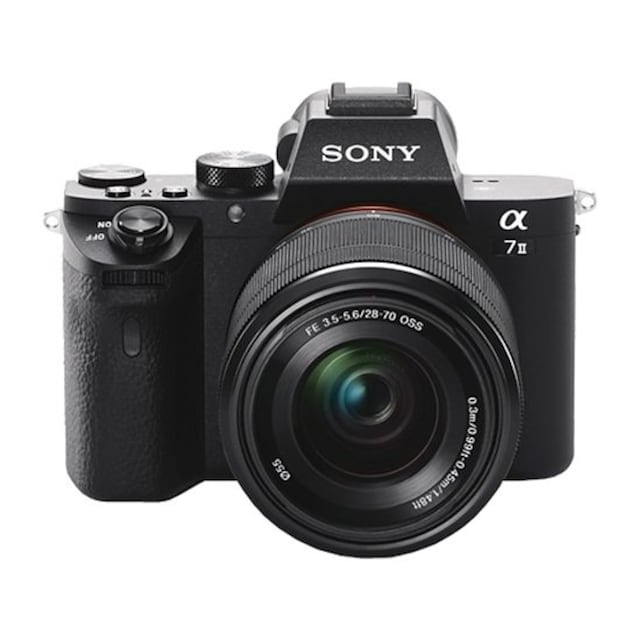 Sony Systemkamera »A7 II«, SEL-2870, 24,3 MP, WLAN (Wi-Fi)-NFC,  Gesichtserkennung, HDR-Aufnahme, Makroaufnahme | BAUR