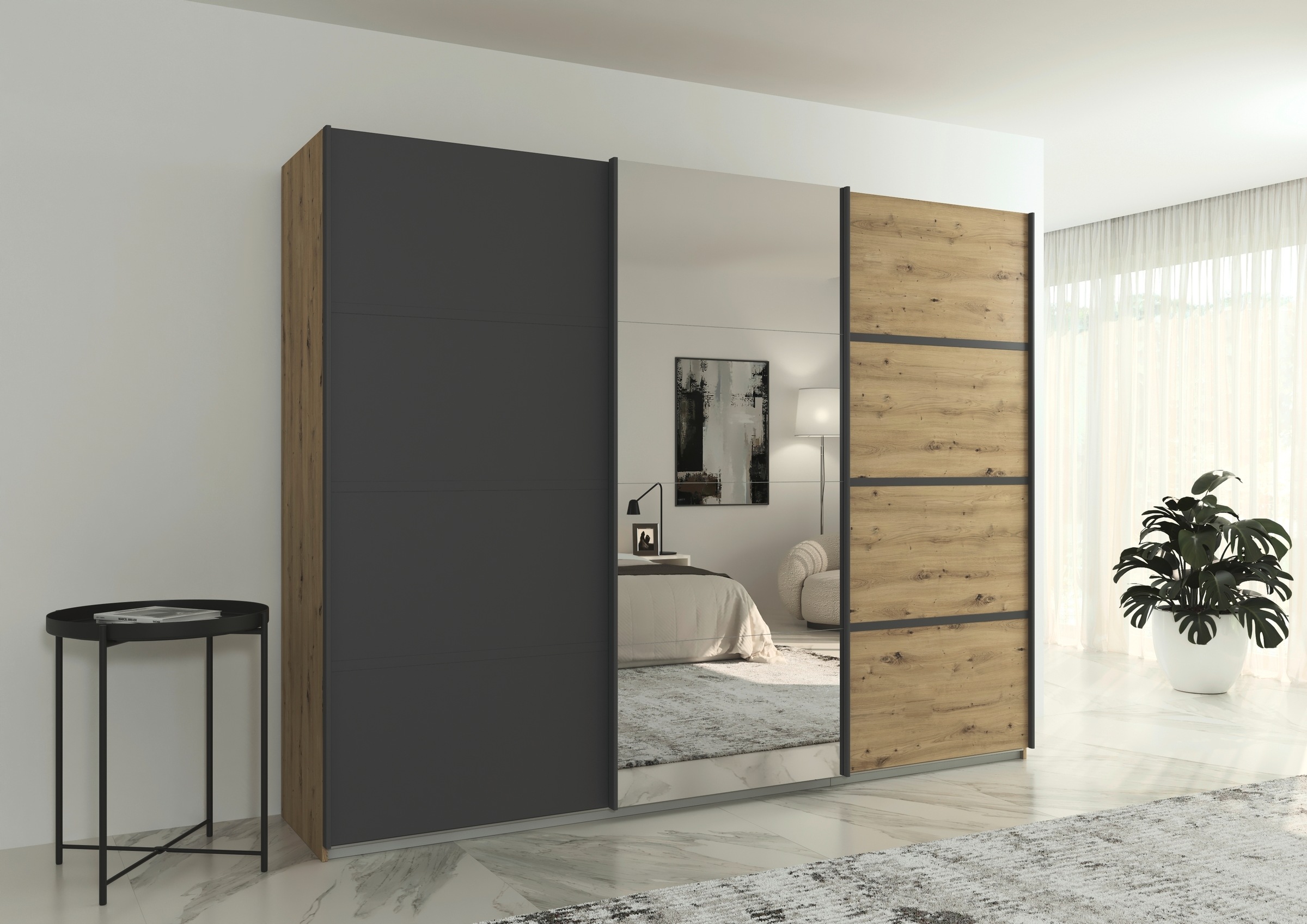 rauch Kleiderschrank "Schwebetürenschrank Garderobe Schrank TOP ANGEBOT Avo günstig online kaufen