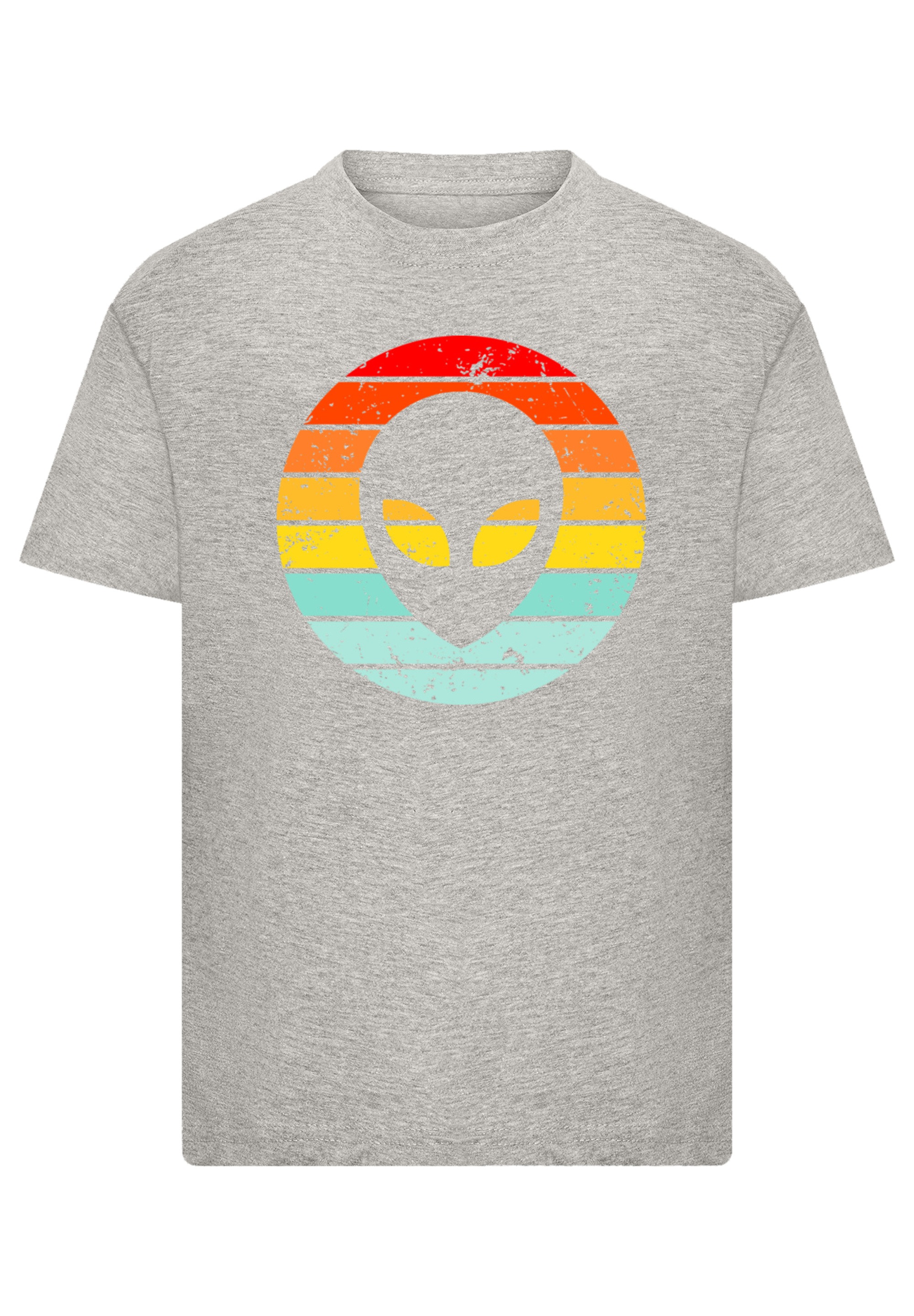 F4NT4STIC T-Shirt »Alien Retro Sonnenuntergang«, Premium Qualität