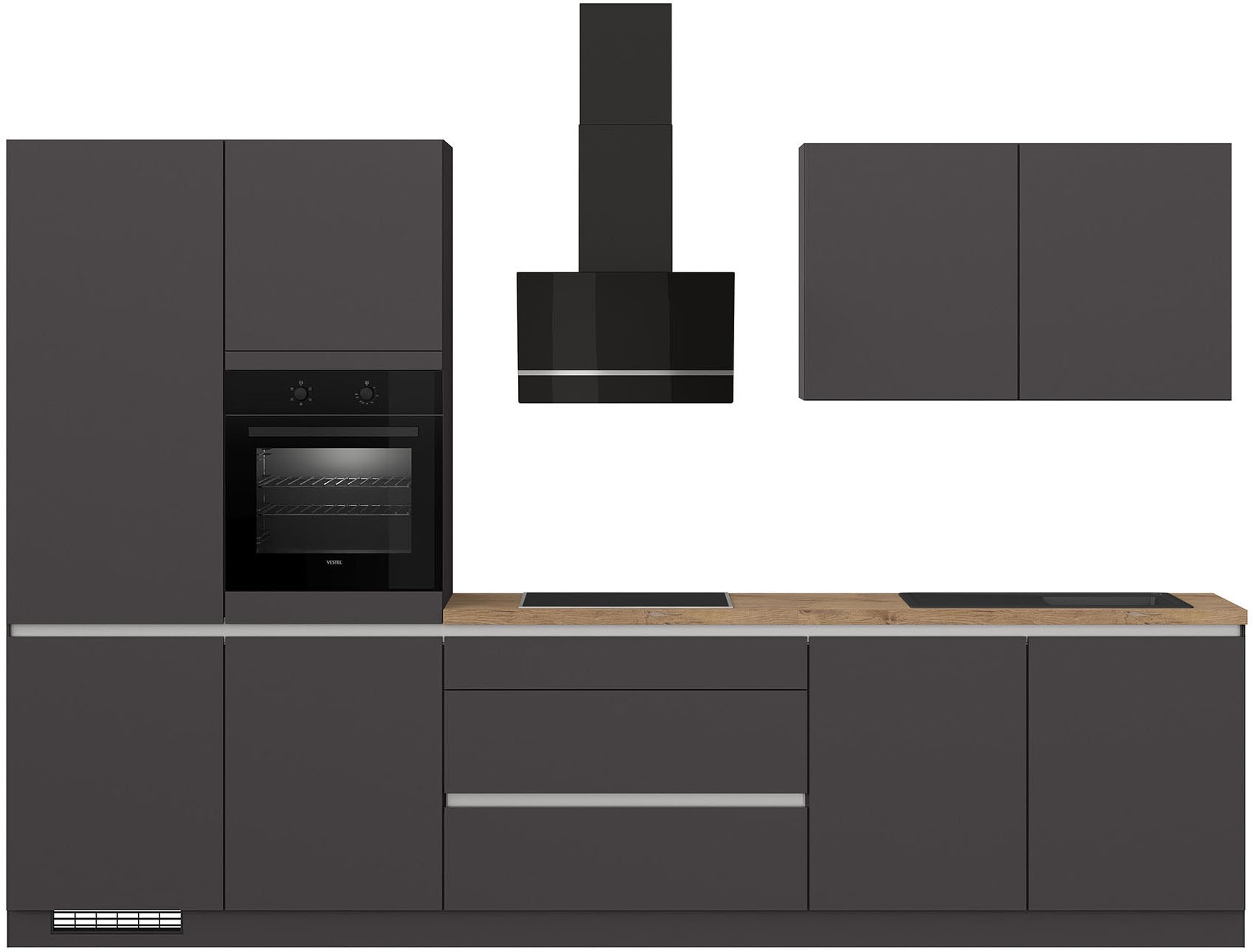 IMPULS KÜCHEN Küche ""Dublin", Anti Fingerprint Oberfläche, Schubkästen mit günstig online kaufen