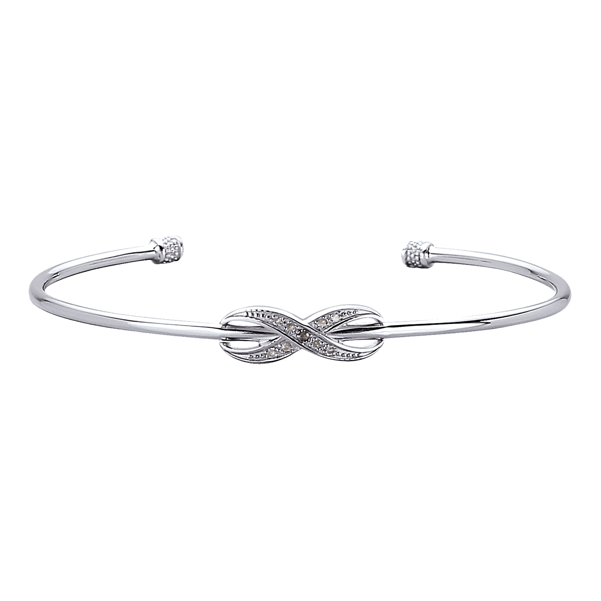 Diamonds by Ellen K. Armband »Silber 925 rhodiniert Unendlichkeit Diamonds«, Singlecut kaufen