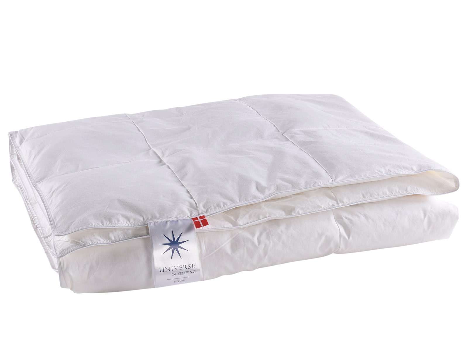 Thumbnail - Universe of sleeping Kunstfaserbettdecke "Pegasus, neuartige Mischung aus Daune & Federn mit Kunstfaser" normal Füllung ...