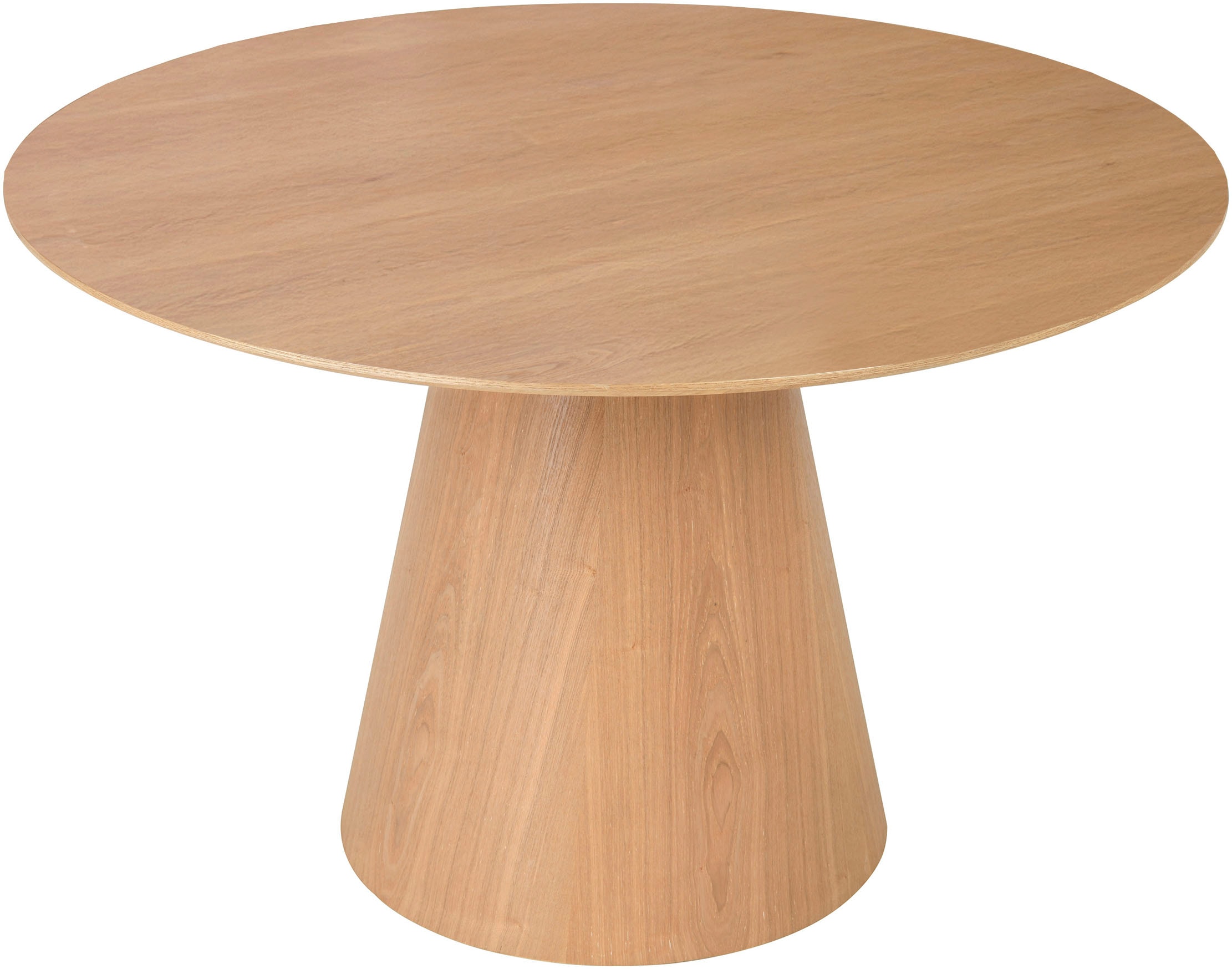 byLIVING Esstisch »Rond«, mit Echtholz-Furnier Eiche natur,rund, Durchmesser 120 cm