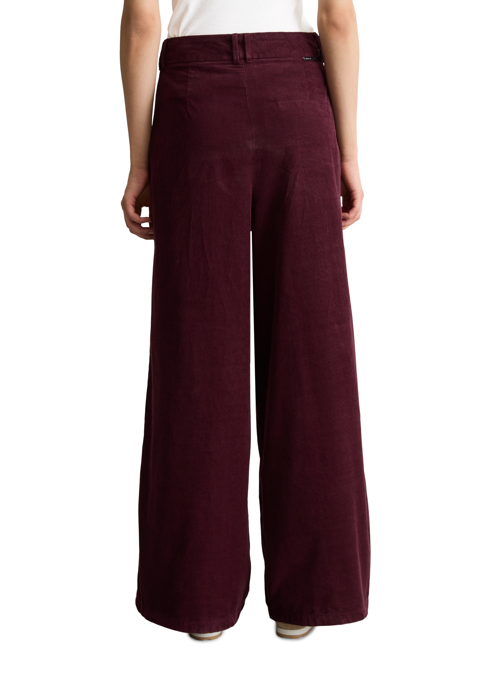 Marc O'Polo DENIM Cordhose  Bundfalten, wide aus Organic Cotton