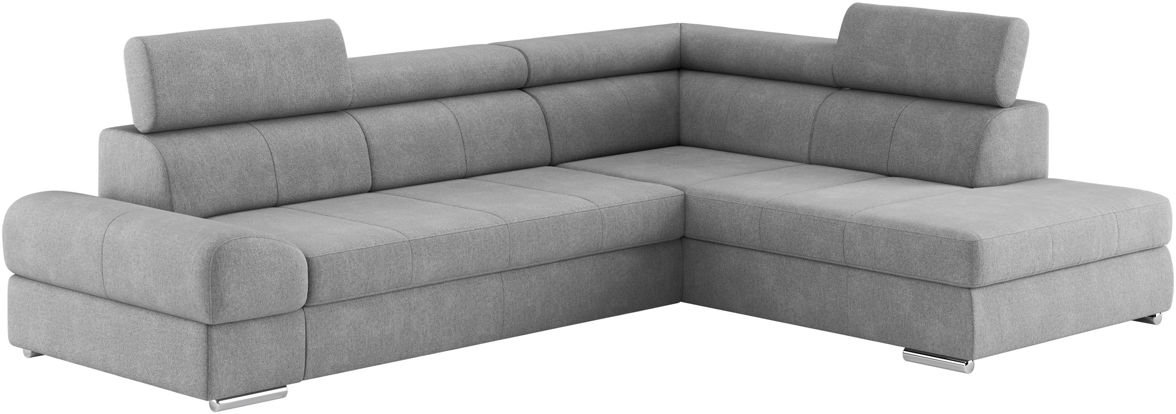sit&more Ecksofa »Broadway L-Form«, mit verstellbaren Kopfteilen, wahlweise mit Bettfunktion