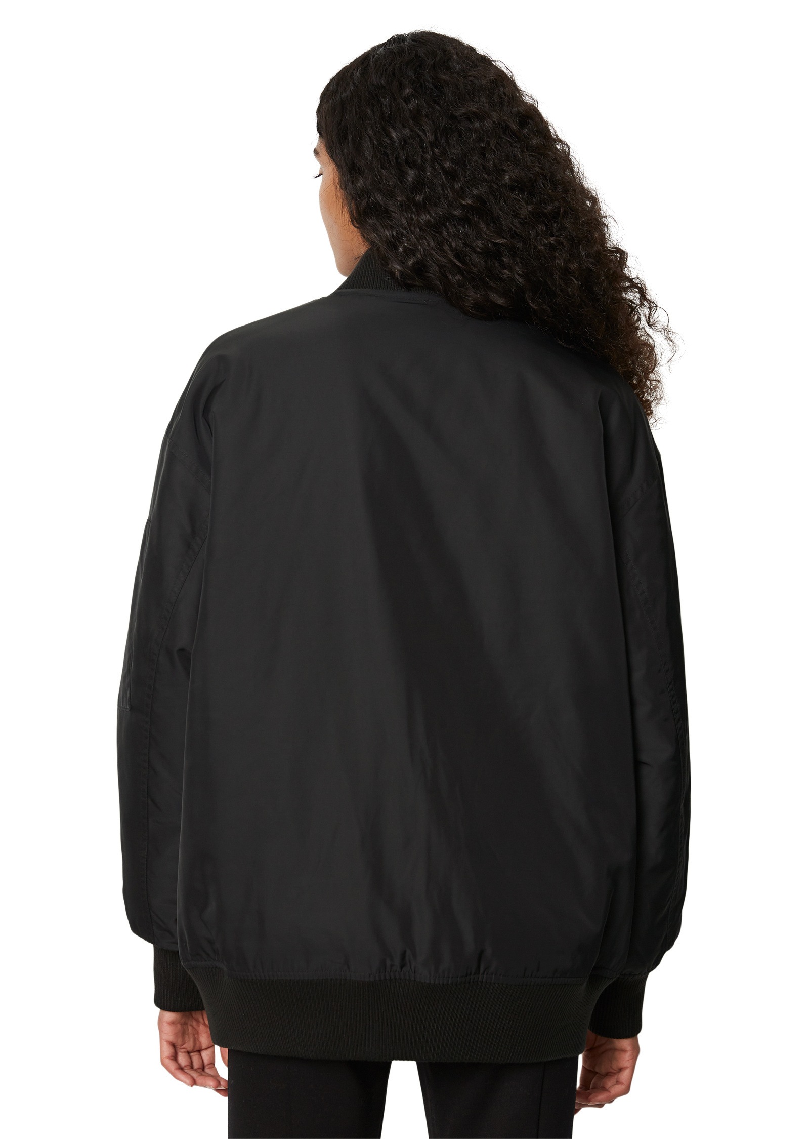 Marc O'Polo Outdoorjacke »aus recyceltem Polyester-Twill«, ohne Kapuze