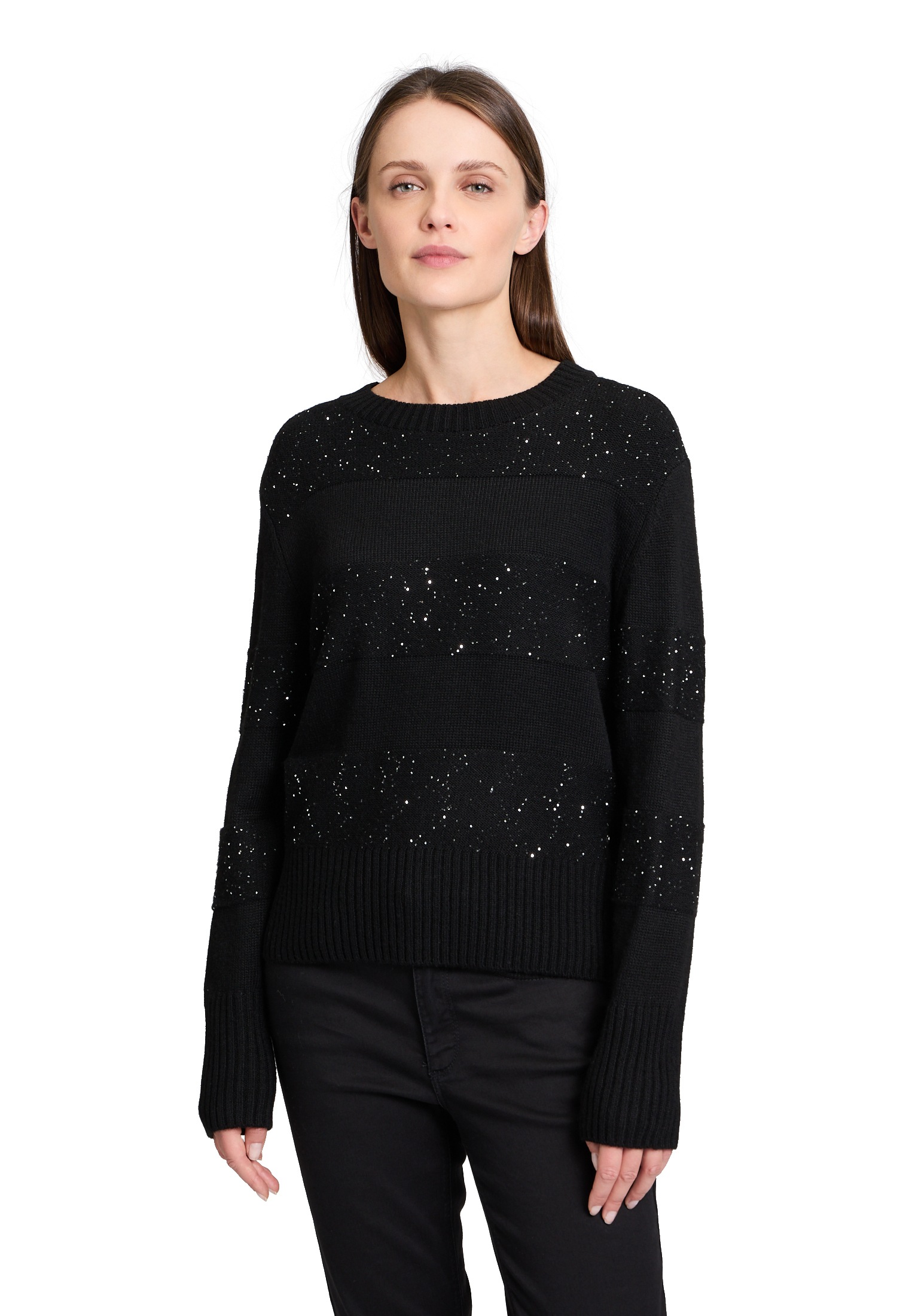 Betty&Co Strickpullover "Betty & Co Damen Strickpullover mit Pailletten", ( günstig online kaufen
