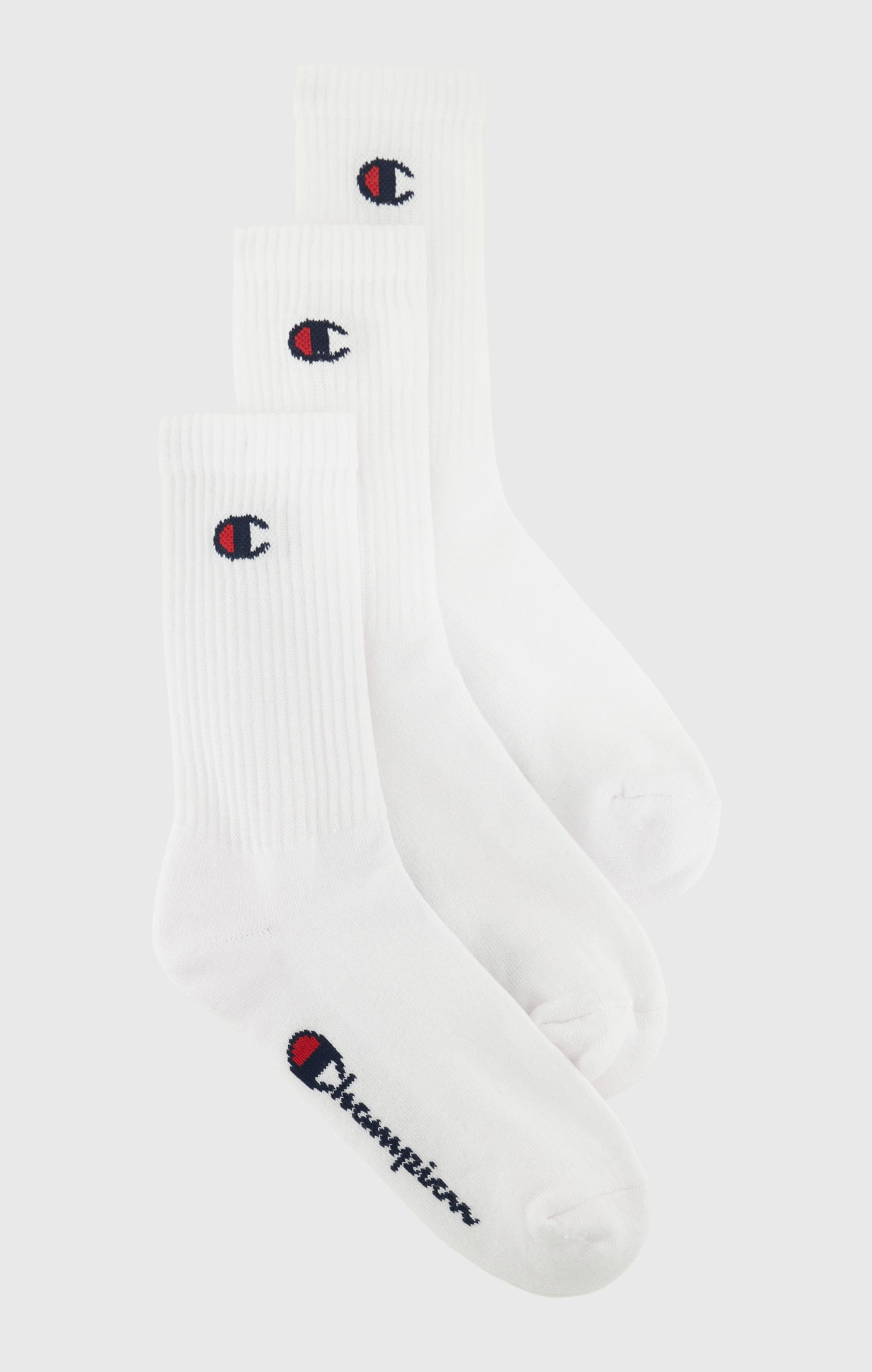 Champion Tennissocken »3 Pack Crew Socks« 3 Paar tlg. für sportive Aktivitäten geeignet, 3er-Pack, elastische Passform
