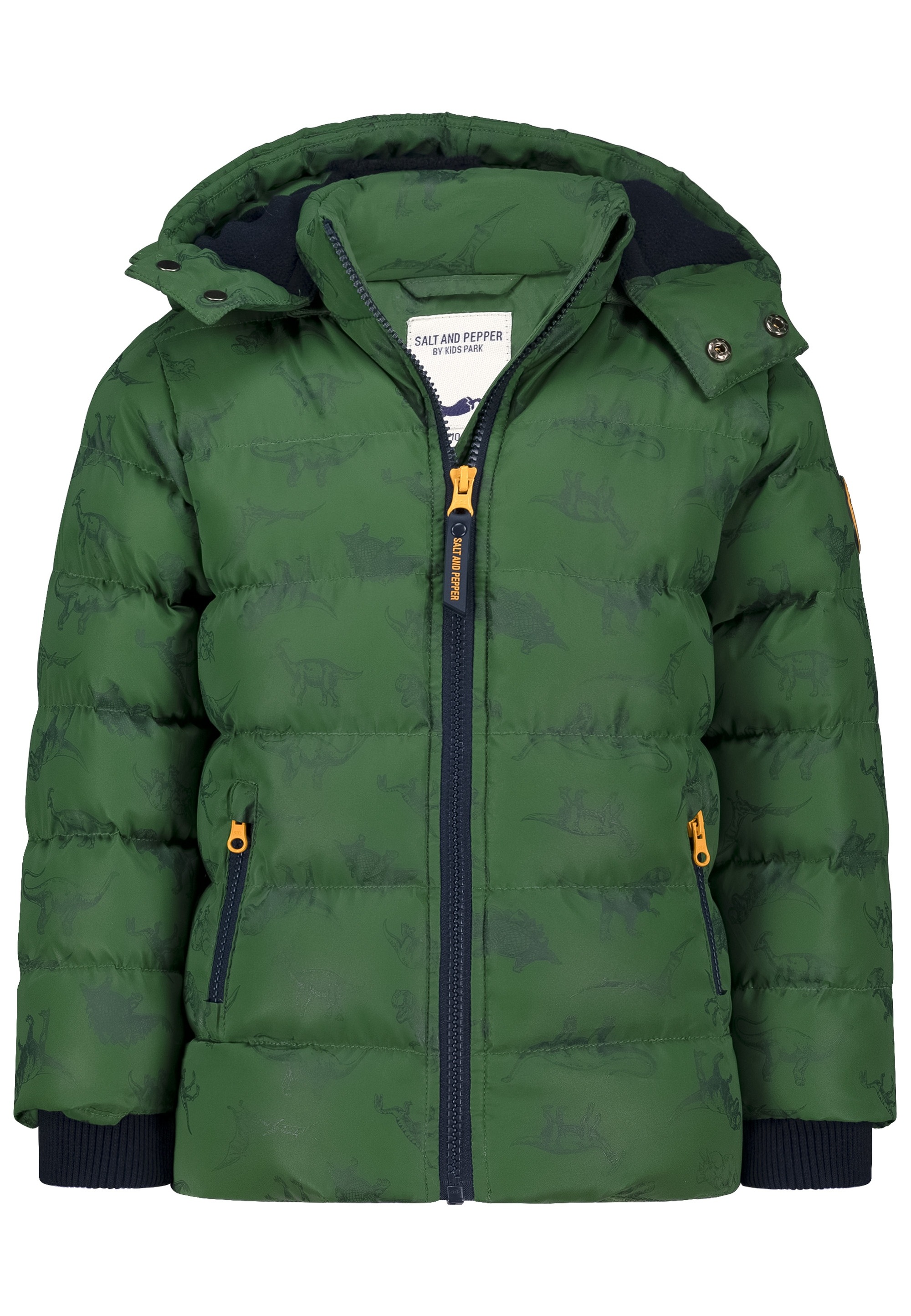 SALT AND PEPPER Steppjacke »Dinoprint«, mit komplett reflektierendem Druck