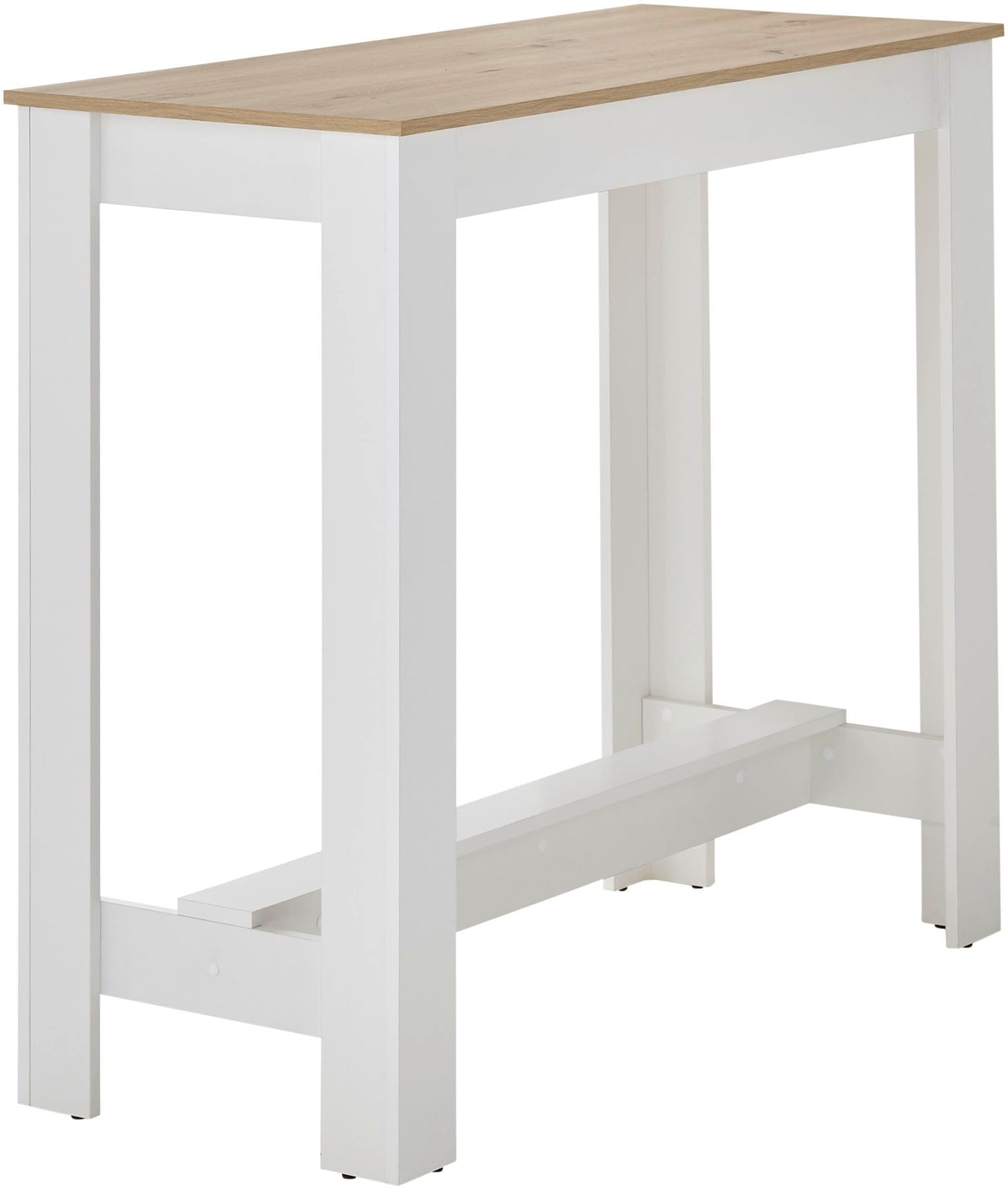 Stolkom "Modesto Küchentisch, Bistrotisch, Stehtisch Küche, BxHxT 115x103x50 cm" Grozügige Fläche, Stabiler Halt, Tischplatte melaminbeschichtet