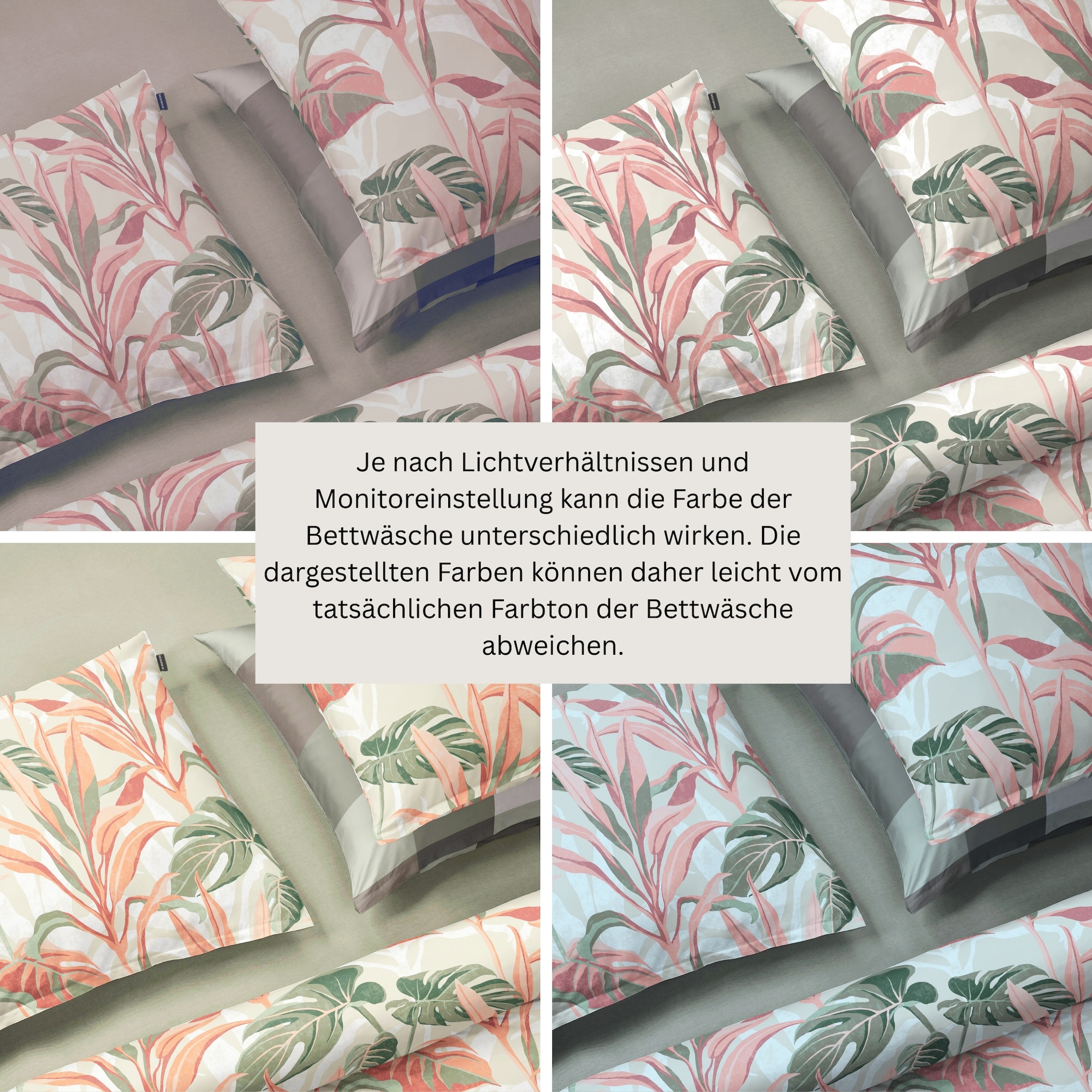 Schiesser Bettwäsche »Camilla aus weicher Baumwolle mit floralem Muster« 2 MADE IN GREEN by OEKO-TEX®