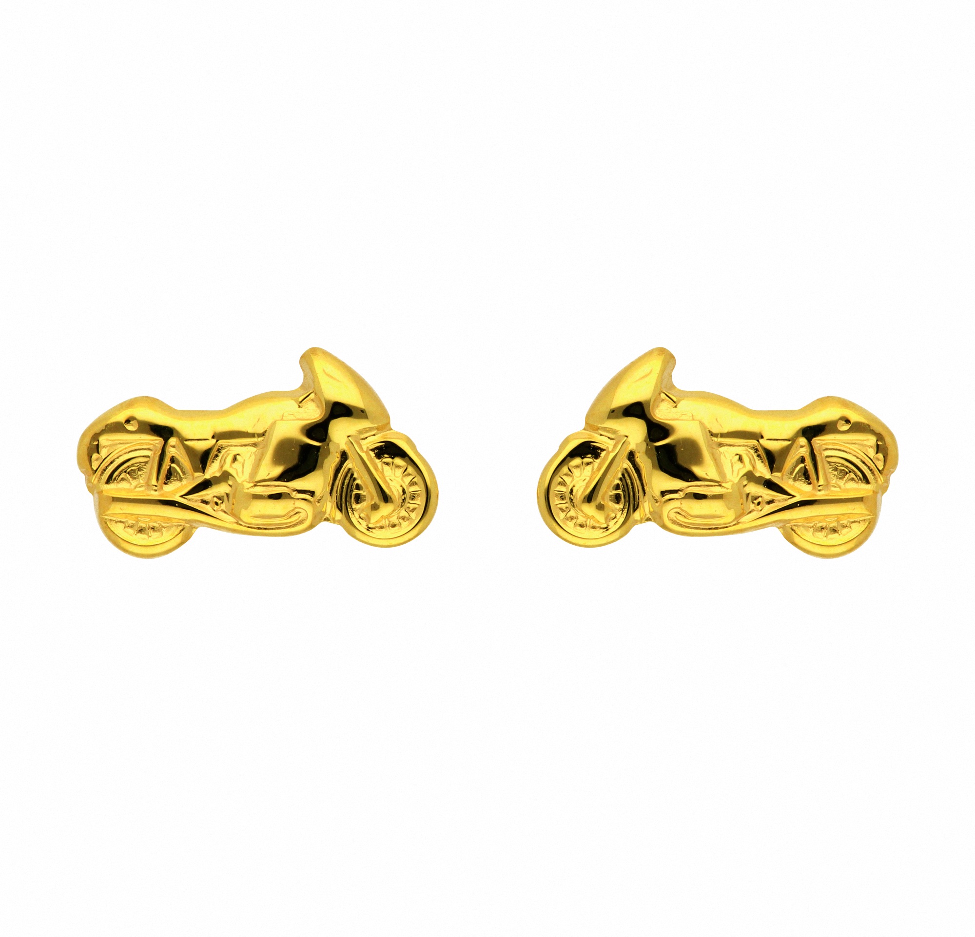 Paar Ohrhänger ADELIA´S "Damen 333 Gold Ohrringe Ohrstecker Motorrad", gold, Ohrringe, Damen, Damen, Gelbgold 333 Gold, Gelbgold 333, Gold, Goldschmuck für Damen