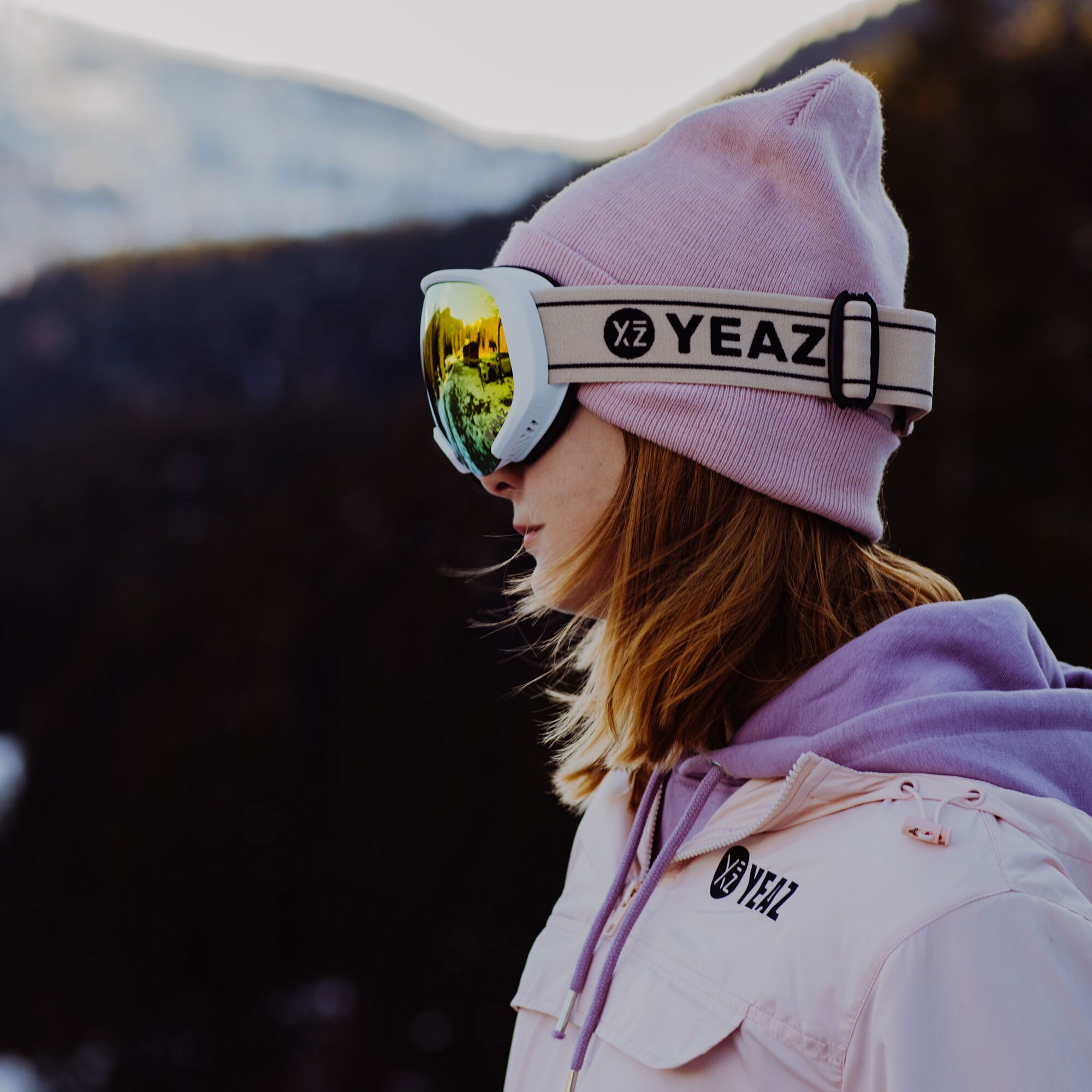 YEAZ Skibrille »Ski- und Snowboard-Brille BLACK RUN«
