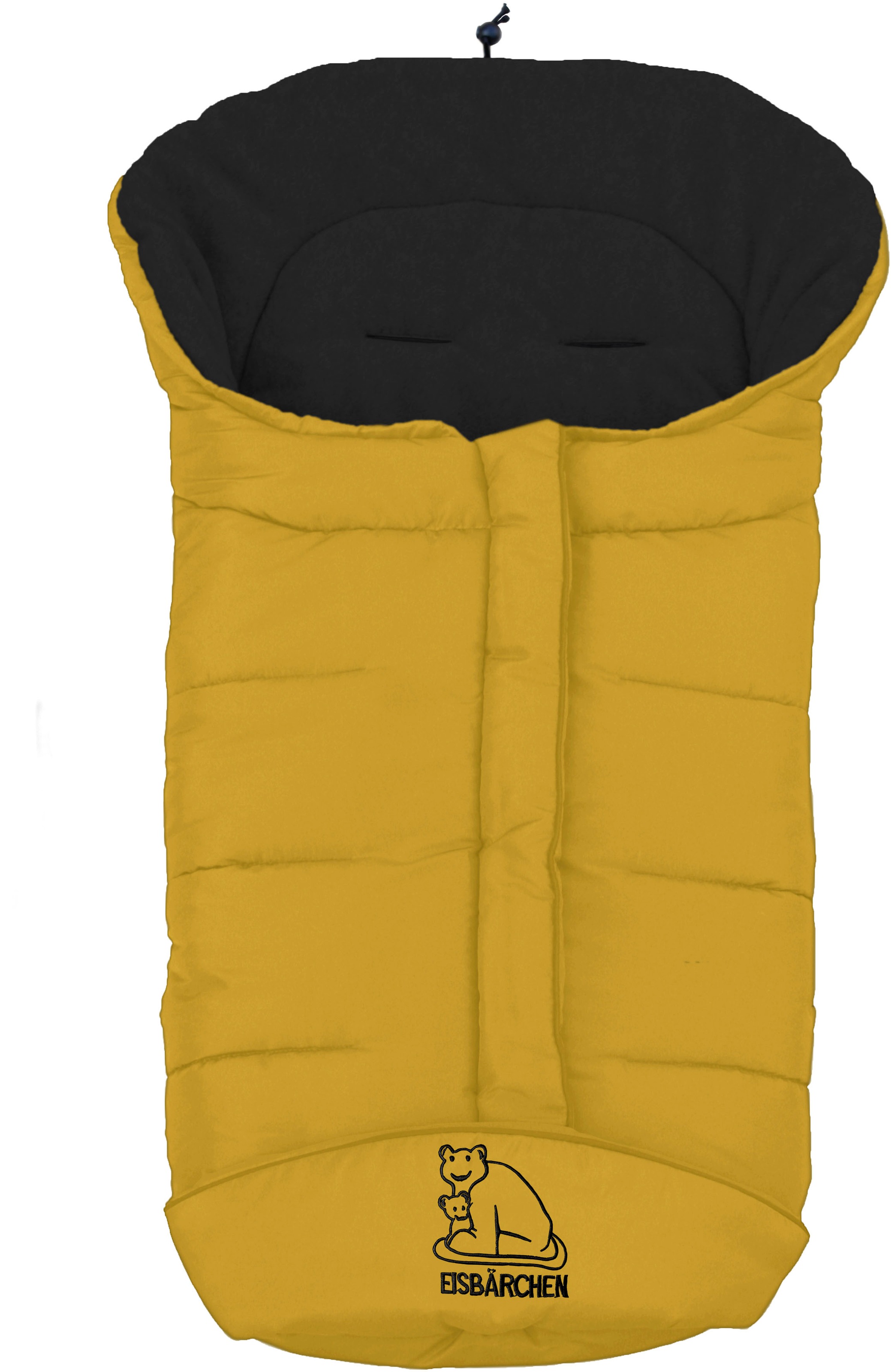 Heitmann Felle Fußsack "Eisbärchen - Winterfußsack Copy Fleece", mit Fleecefutter, Mumienform möglich, für Kinderwagen, 