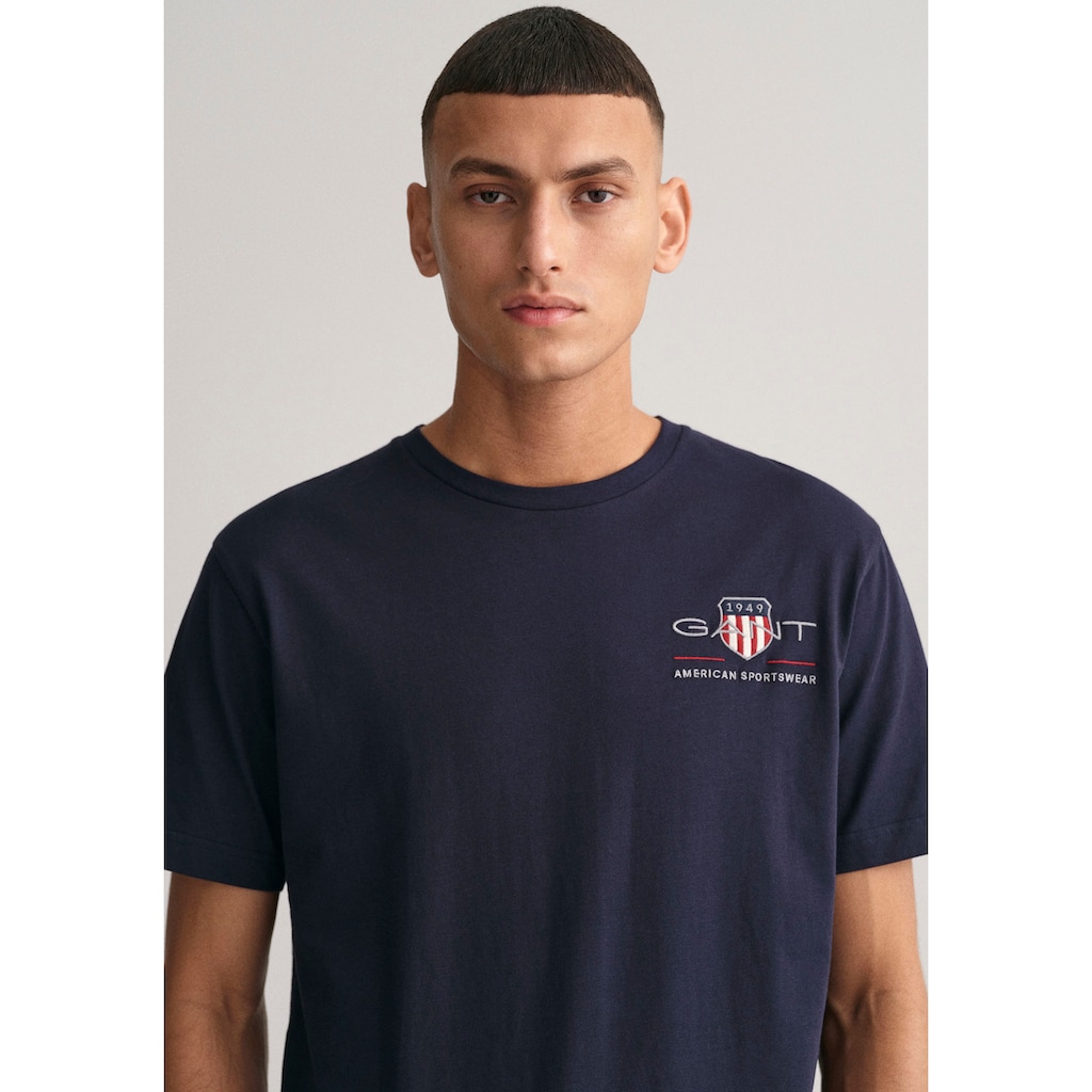 Gant T-Shirt »REG ARCHIVE SHIELD EMB SS T-SHIRT«
