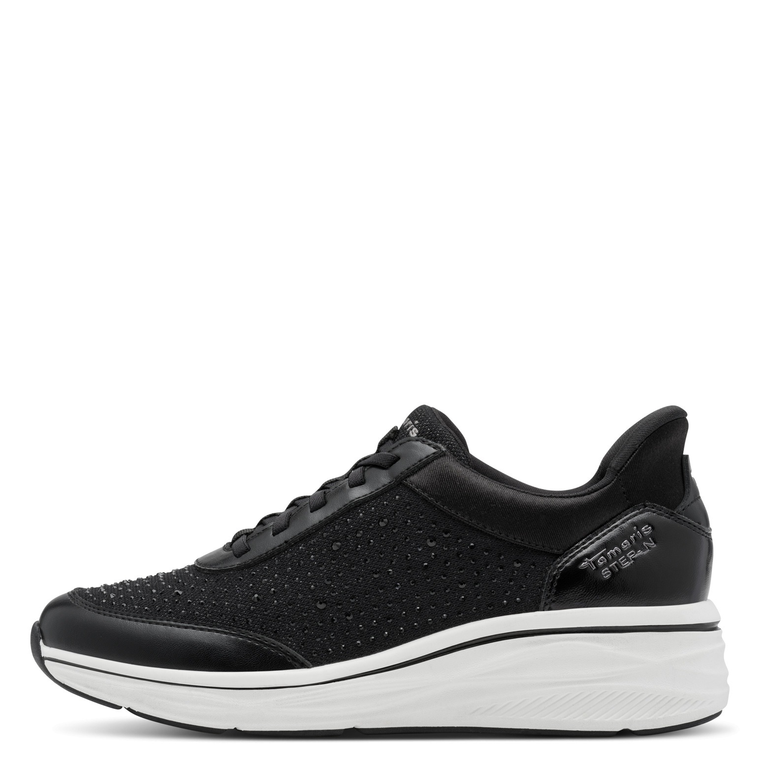 Tamaris Slip-On Sneaker, Keilabsatz, Schlupfschuh, Freizeitschuh in veganer Verarbeitung