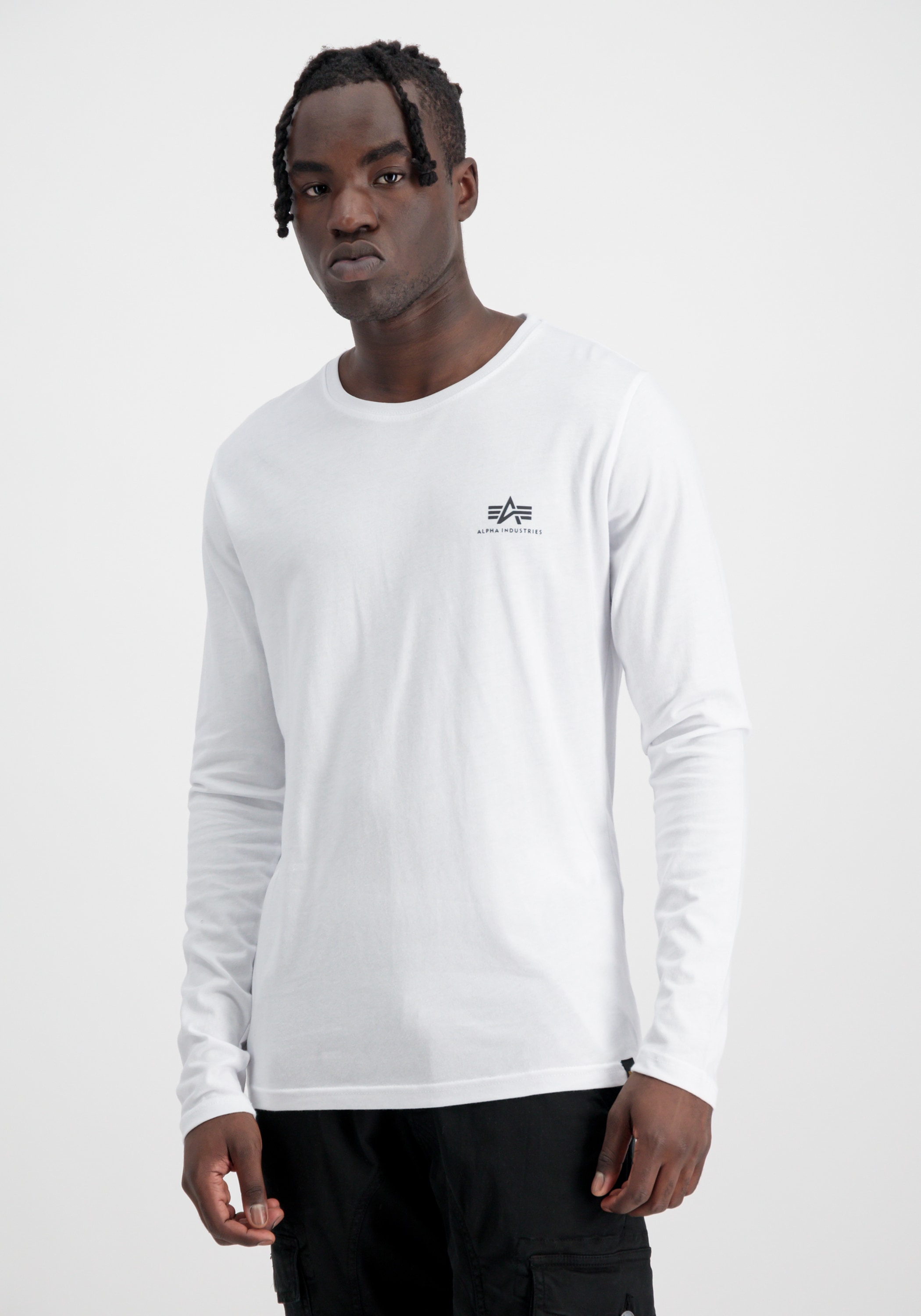 Alpha Industries Longsleeve "Alpha Industries Men - Longsleeves Back Print Heavy LS"