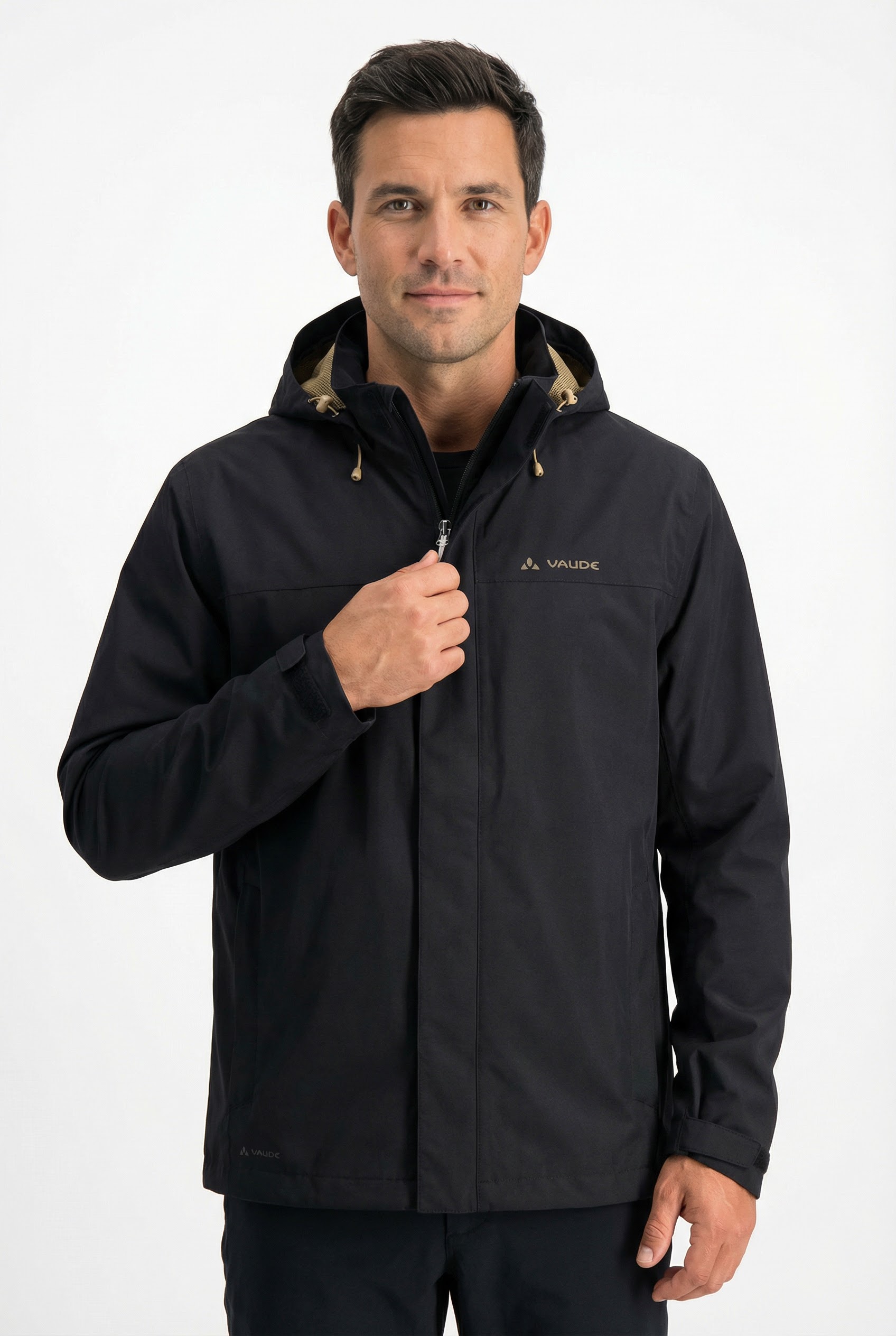 VAUDE Regenjacke für Outdoor- und Sportaktivitäten, sportlicher Stil