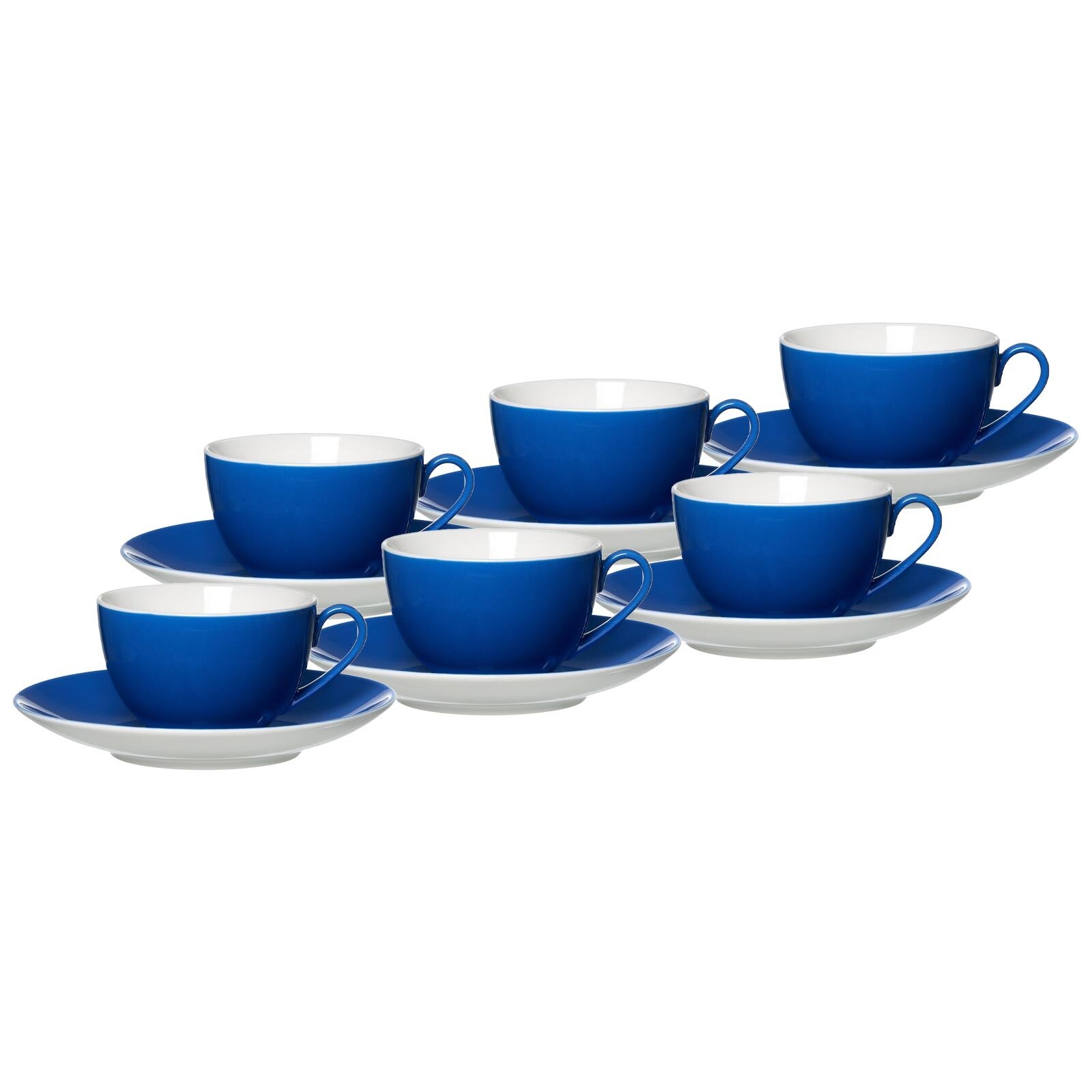 Ritzenhoff & Breker Tasse "Kaffeetassen mit Untertassen Doppio 200 ml 6er S günstig online kaufen