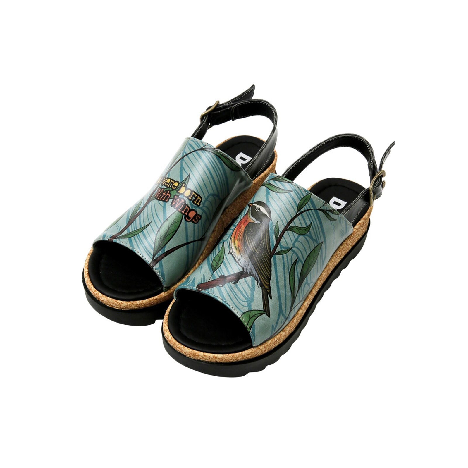 DOGO Sandalette "You were Born with Wings", Vegan