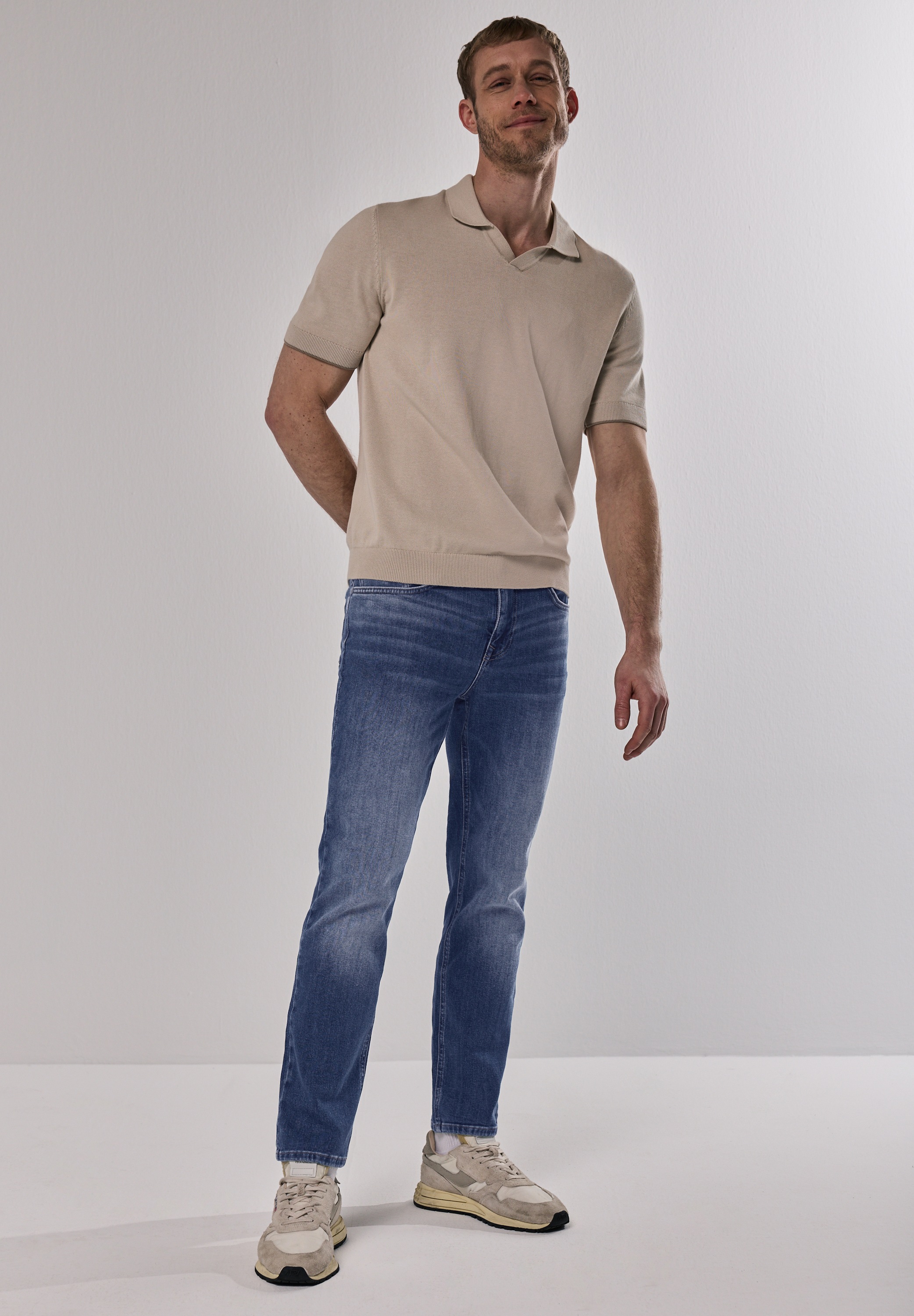 STREET ONE MEN Slim-fit-Jeans, 5-Pocket-Style