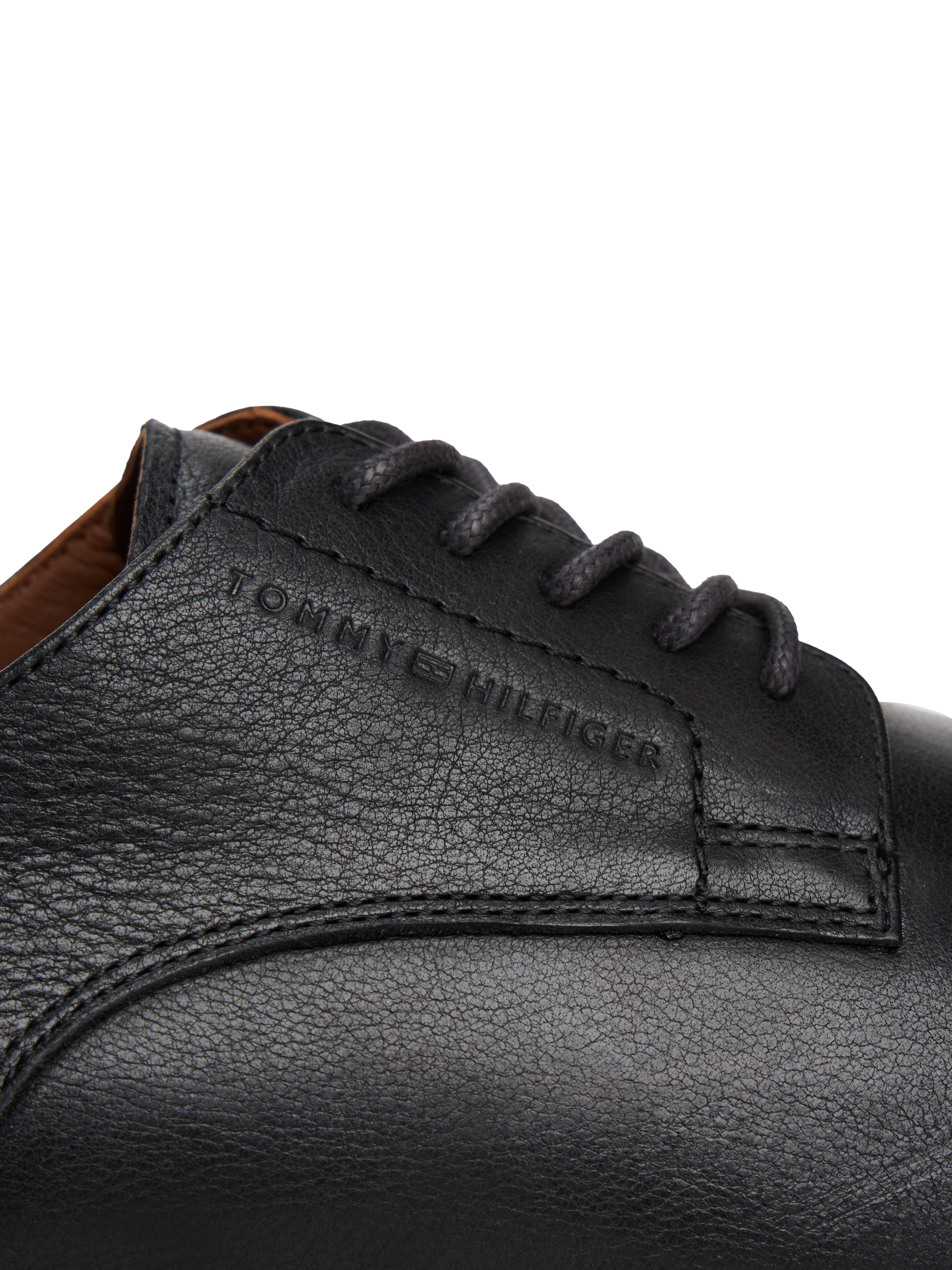 Tommy Hilfiger Schnürschuh »HILFIGER VOGUE LTH SHOE«, Businesschuh, Abendschuh mit seitlicher Logoprägung