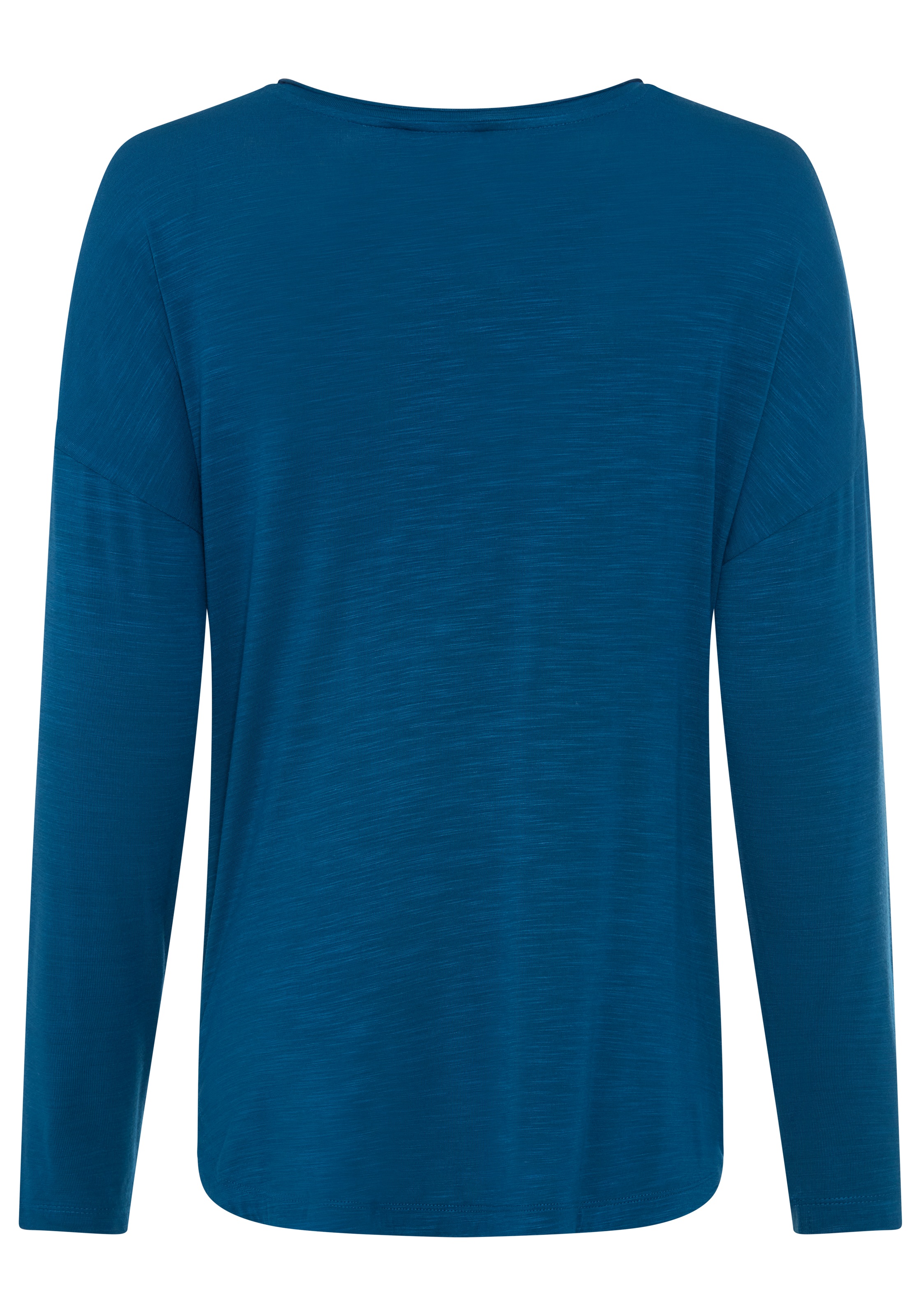 Flashlights Langarmshirt mit U-Boot-Ausschnitt, figurumspielende Passform