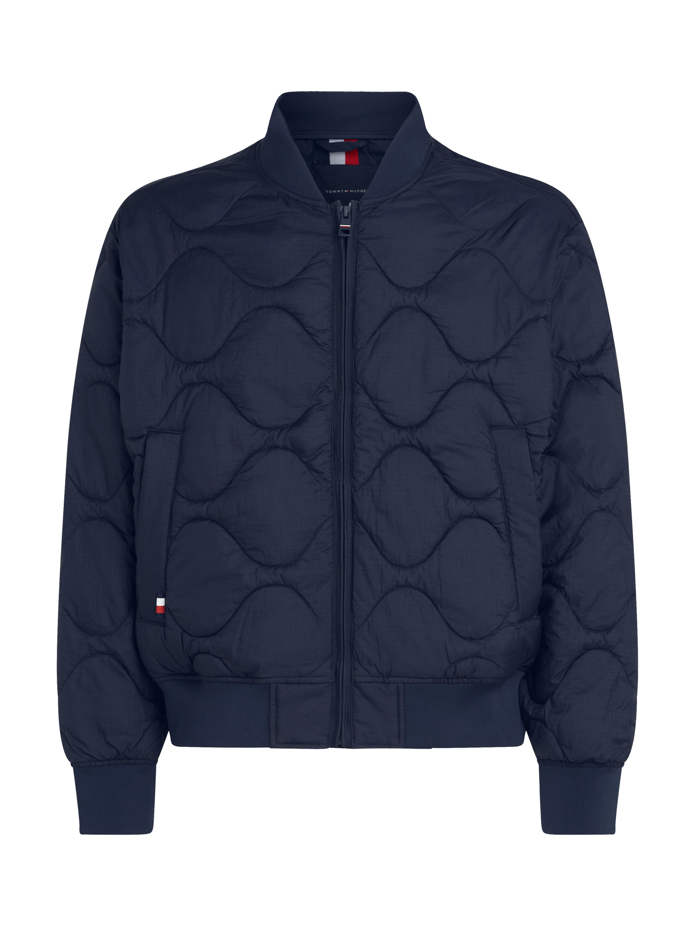 Tommy Hilfiger Steppjacke »ONION QUILTED BOMBER«, ohne Kapuze, mit Stehkragen, modische Steppung