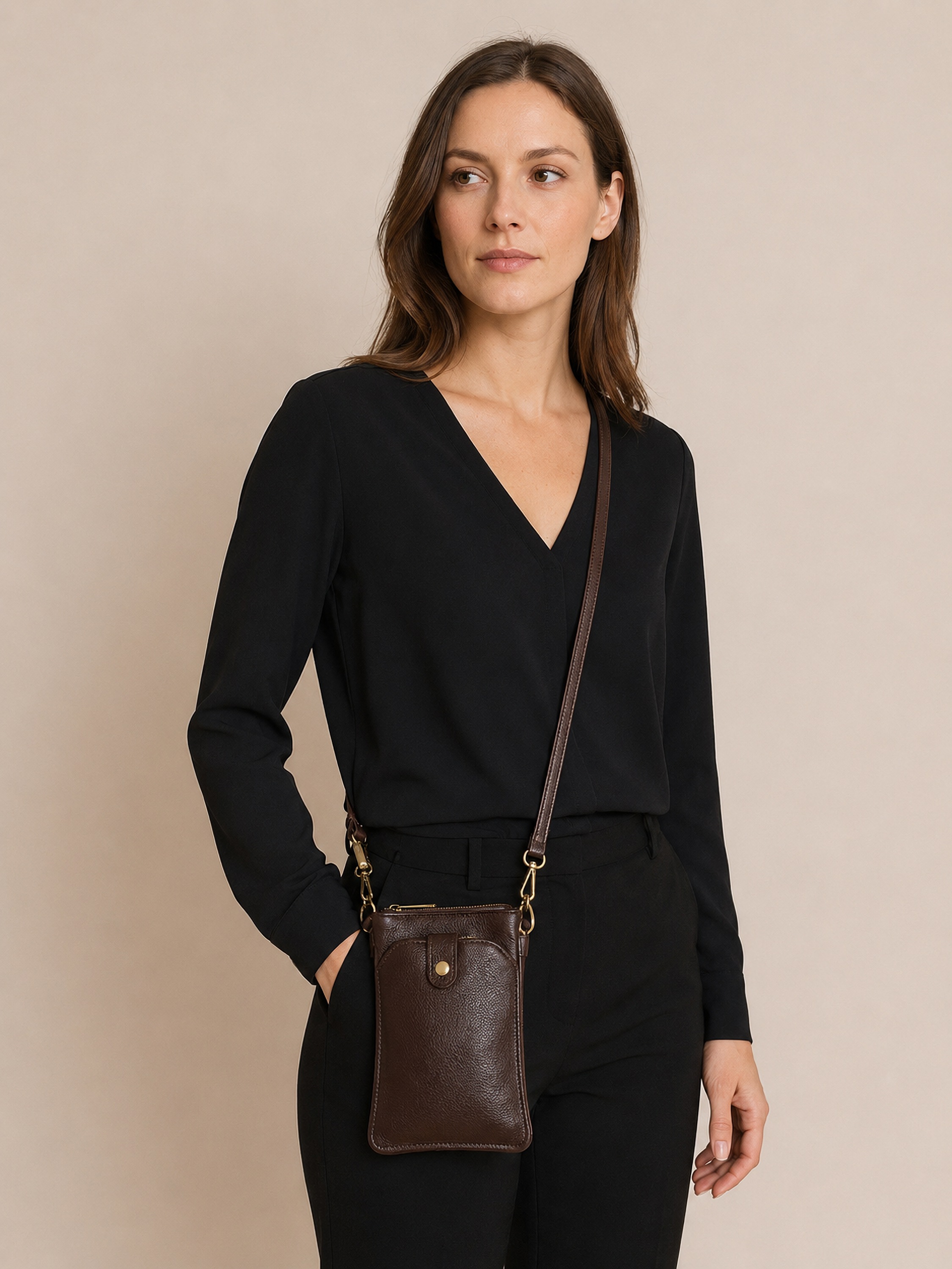 COLLEZIONE ALESSANDRO Umhängetasche »PartyPal« aus Leder, Made in Italy