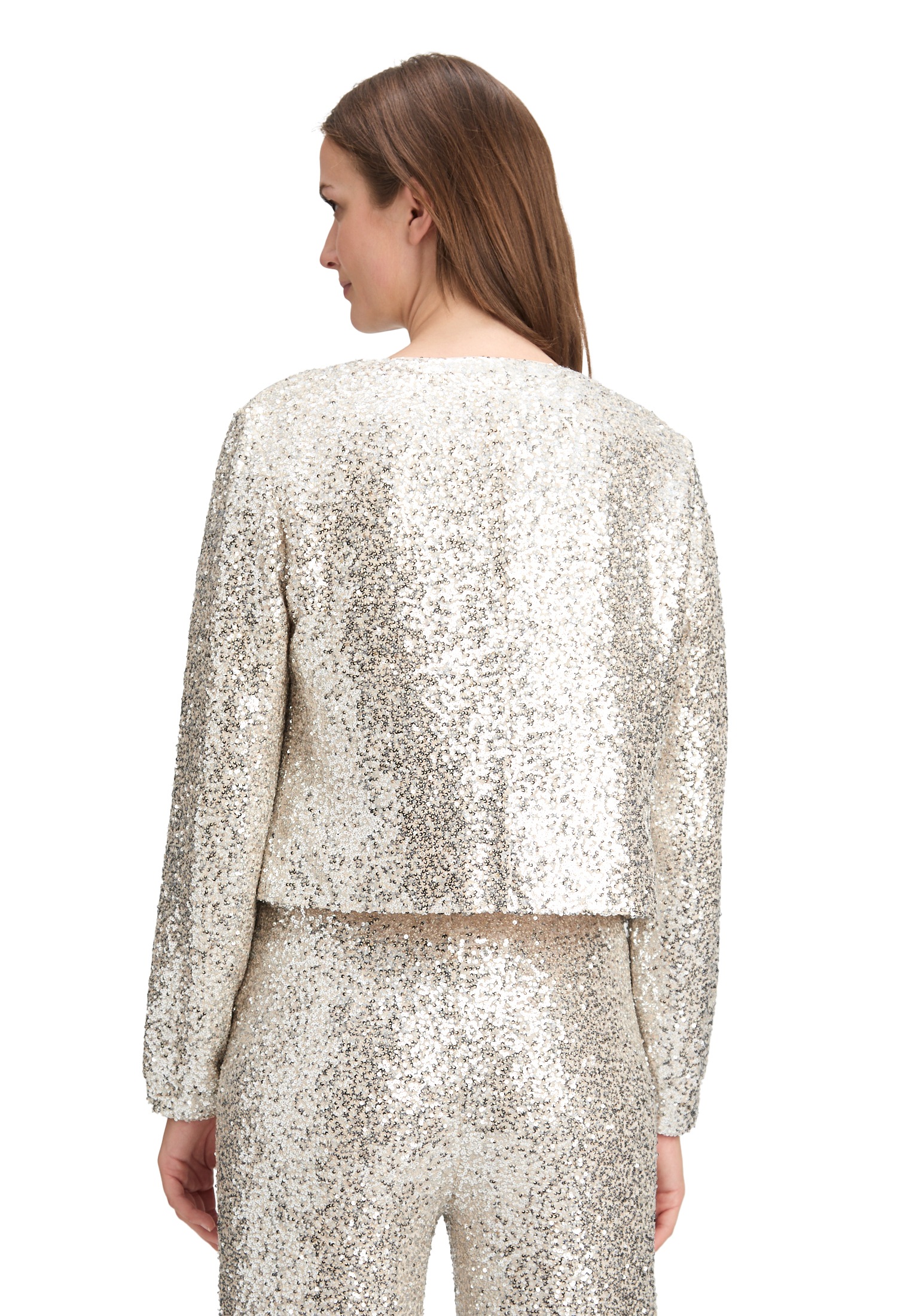Betty&Co Jackenblazer »Damen mit Pailletten«