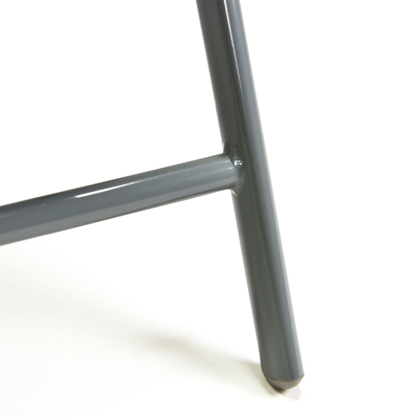 VCM Gartenstuhl »Aluminium Klappstuhl Textilbezug zweier Set schwarz«