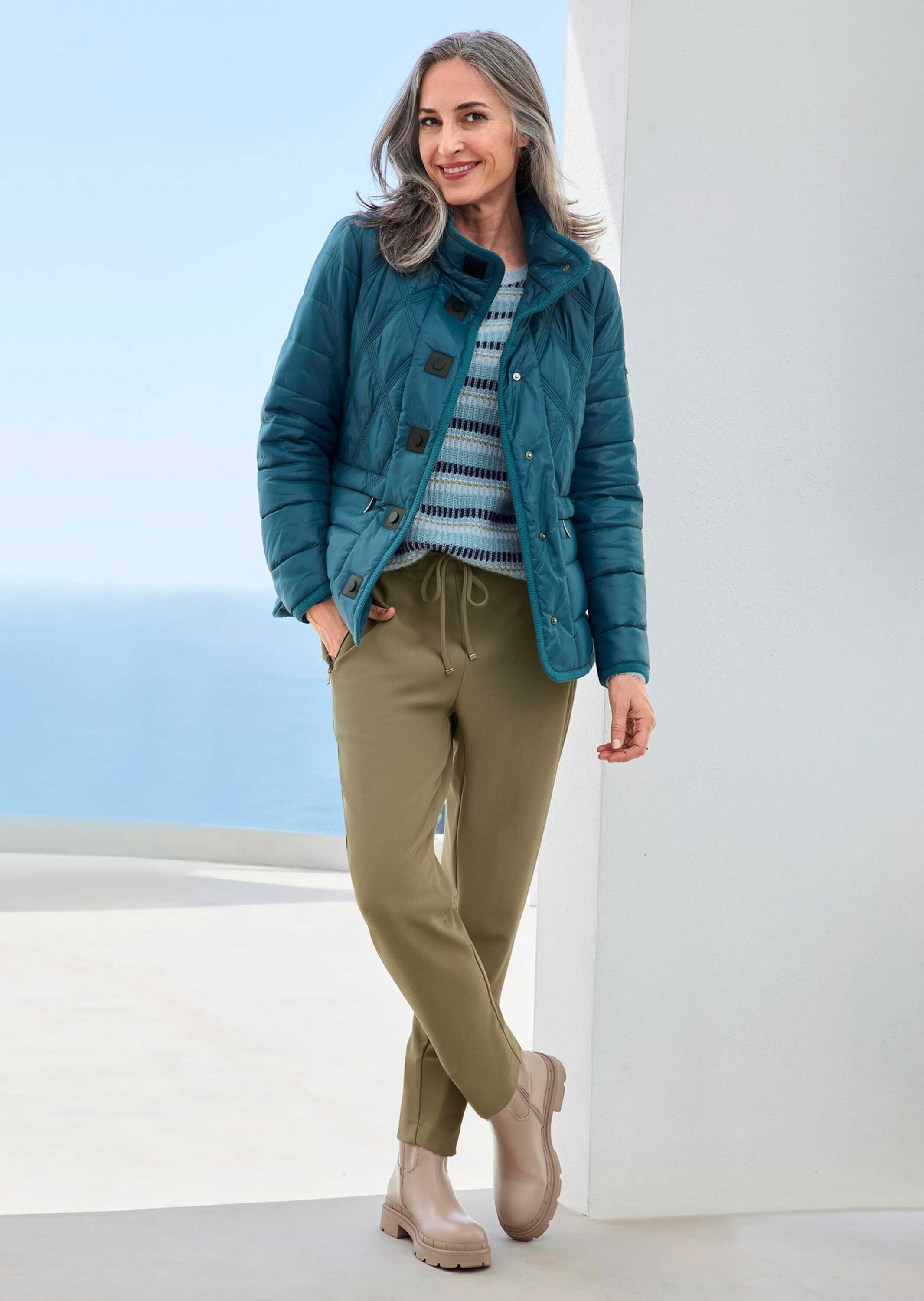 Thumbnail - GOLDNER Kurzjacke "Steppjacke mit dekorativen Druckknöpfen" Ohne