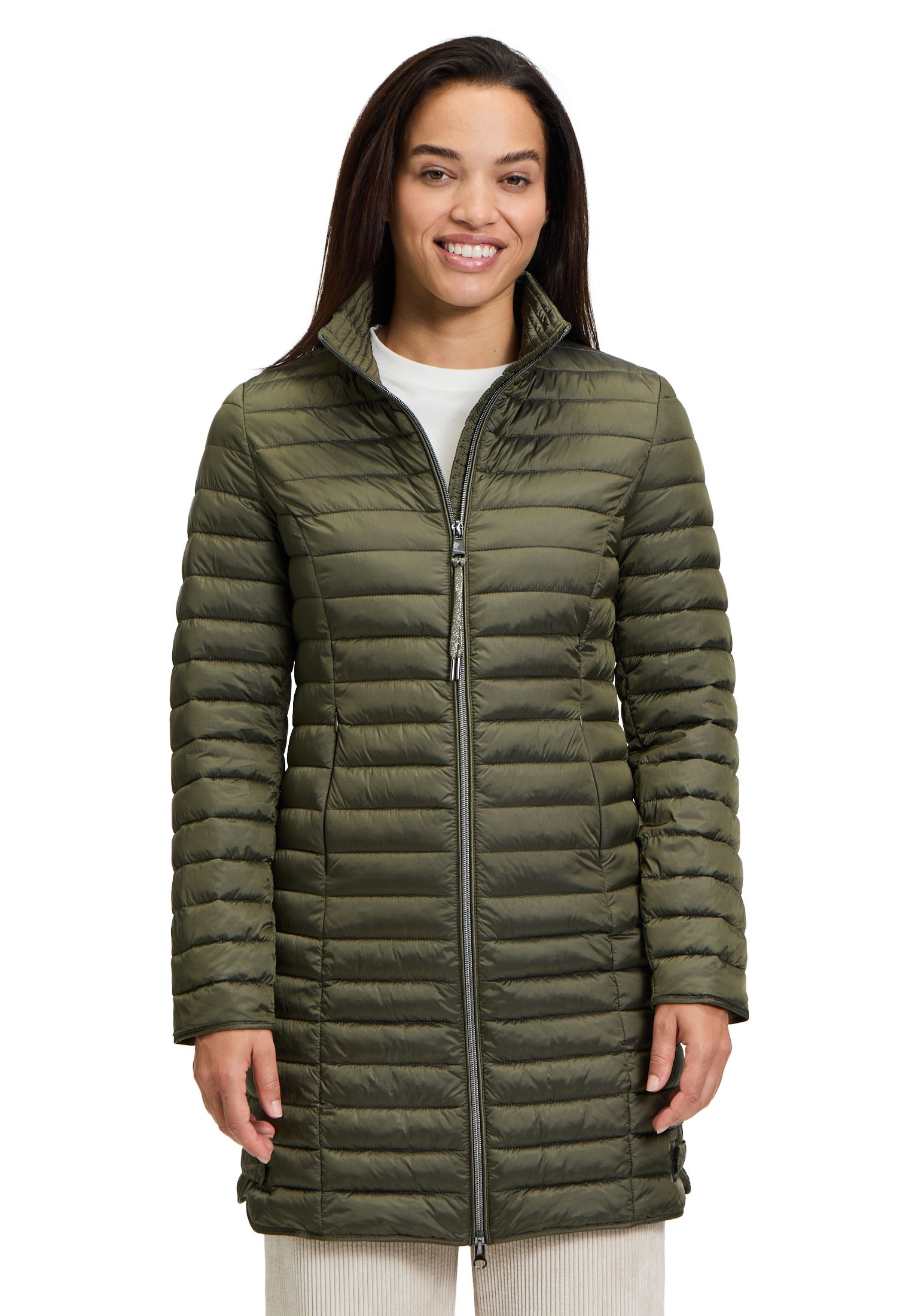 Cartoon Steppjacke "Damen mit Stehkragen" günstig online kaufen