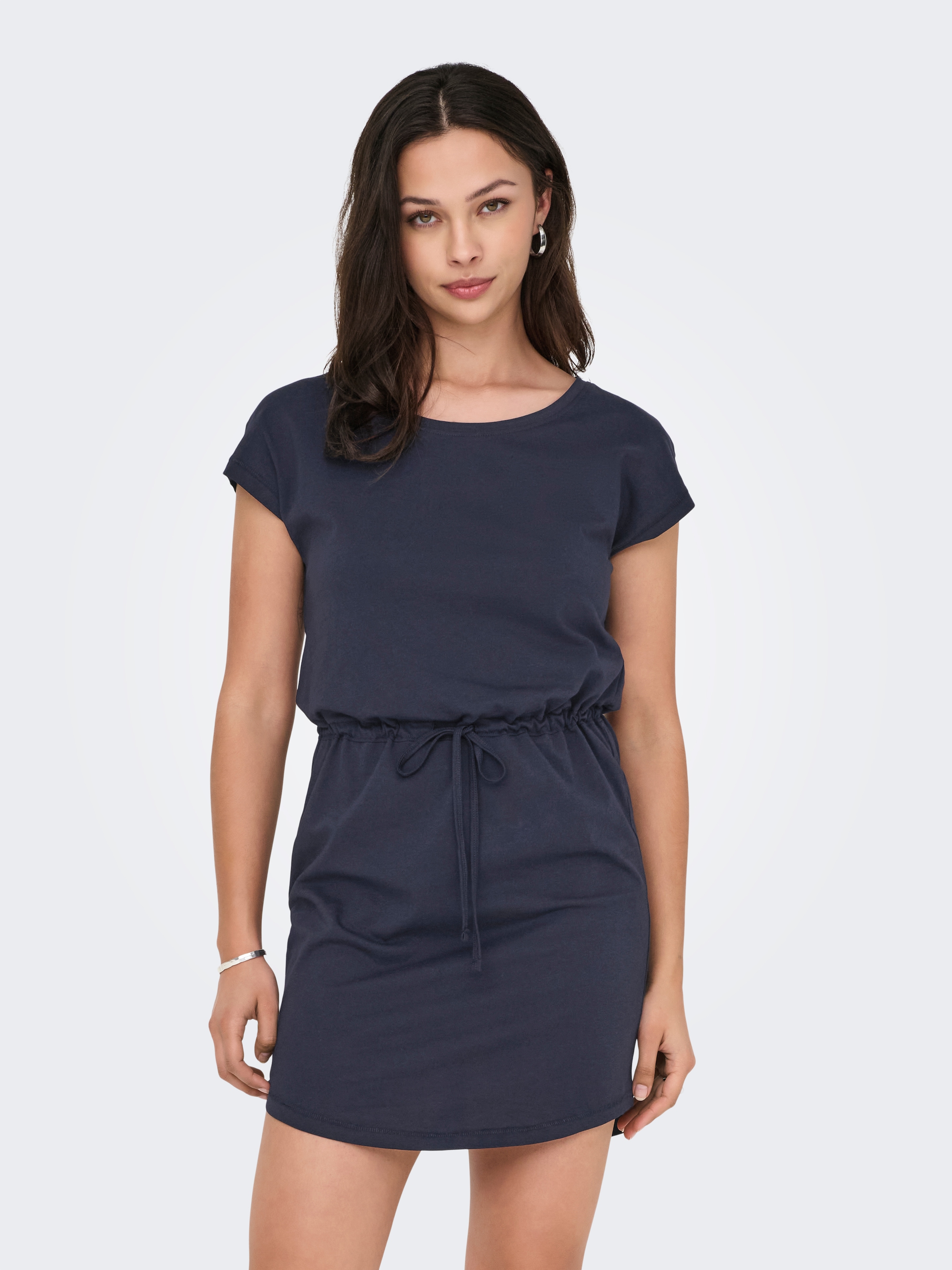 ONLY Shirtkleid »ONLMAY LIFE S/S DRESS 2 PACK CS JRS«, (2er-Pack), flexibel taillierbar für individuelle Passform