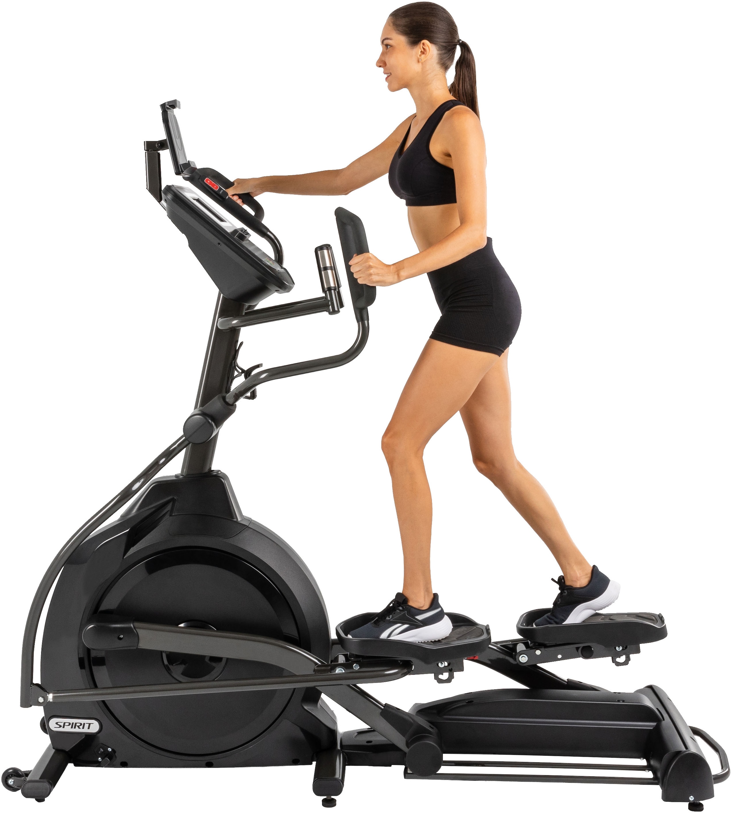 SPIRIT FITNESS Ellipsentrainer "Spirit Fitness XE395", B:30cm H:71cm L:75cmschwarz, Crosstrainer