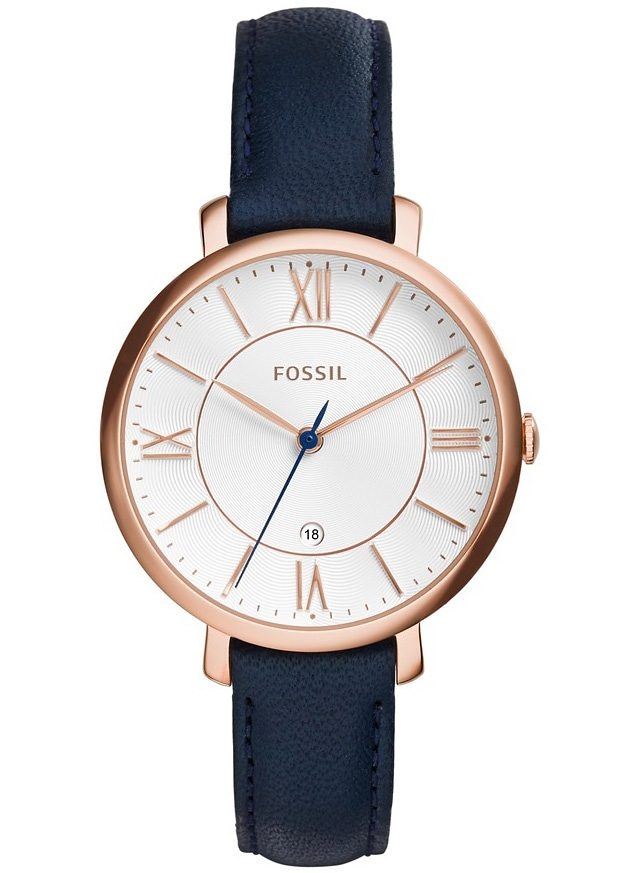 Fossil Quarzuhr »JACQUELINE, ES3843«, Armbanduhr, Damenuhr, Datum, analog