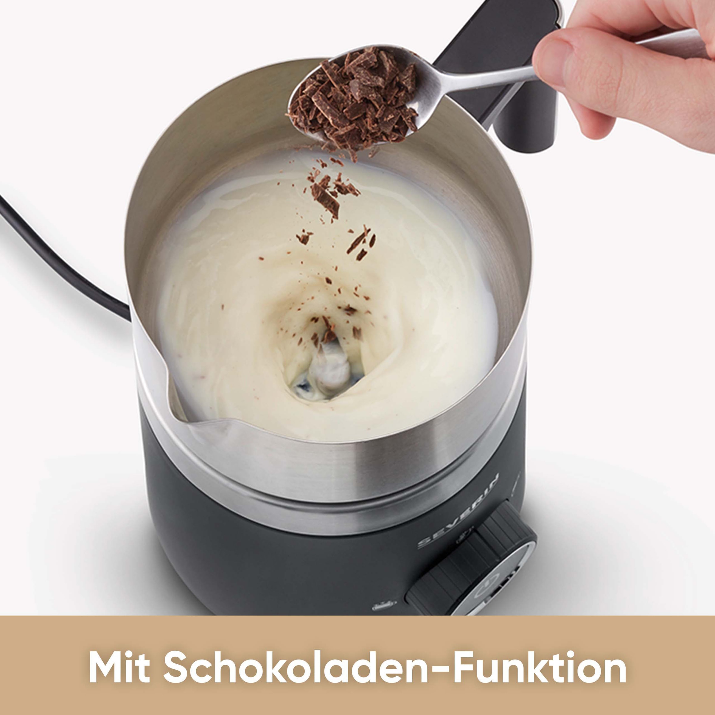 Severin Milchaufschäumer »SM 3587 Spuma 700 Plus« 500 W Induktion 13 Programme, komfortable Bedienung, stilvoller 360° LED-Lichtring