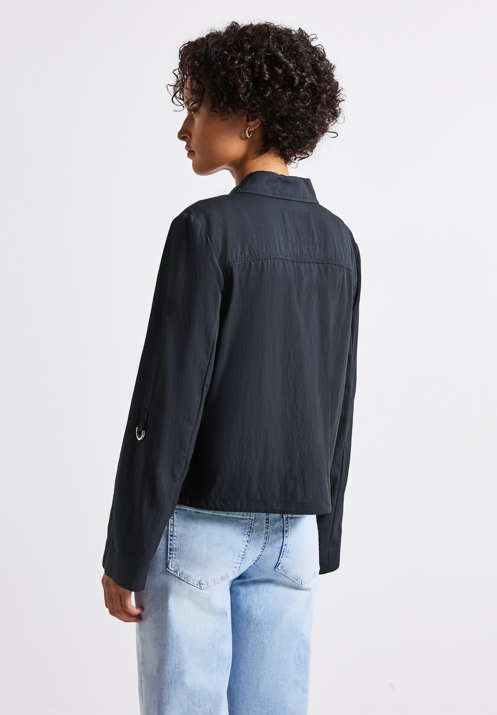 STREET ONE Kurzjacke, ohne Kapuze, mit Knopfleiste