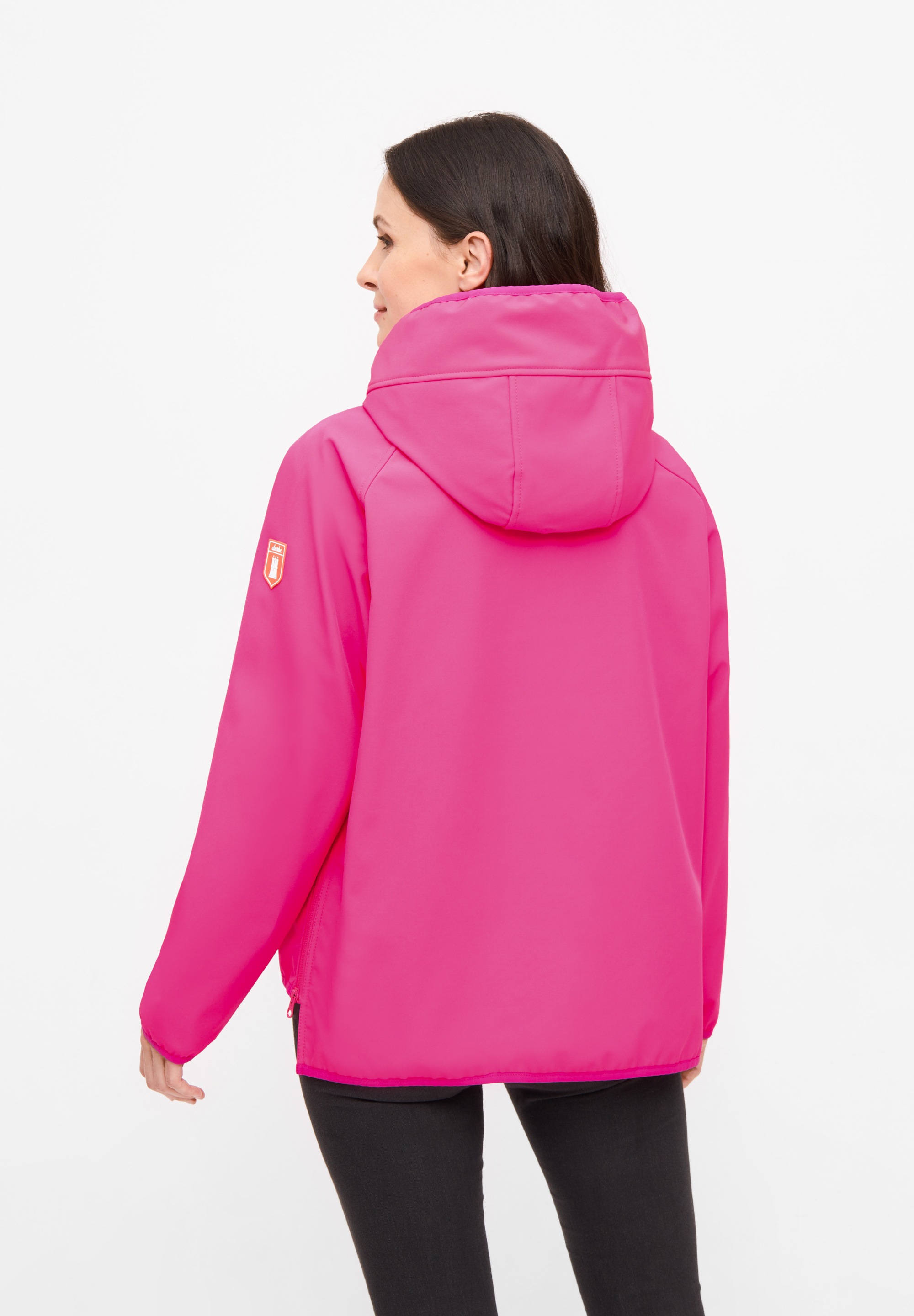 Derbe Softshelljacke »Peutby«, mit Kapuze, wasserabweisend, winddicht, Kapuze