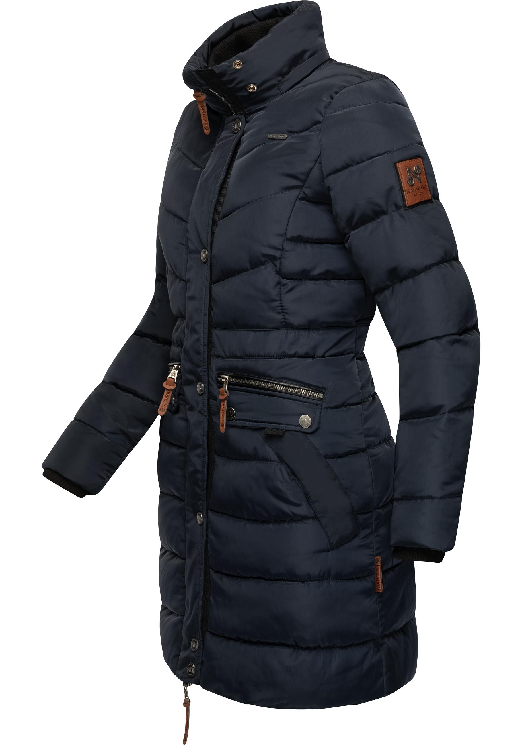 Navahoo Steppmantel »Paula«, stylischer Winter Parka m. edlem Fellimitat